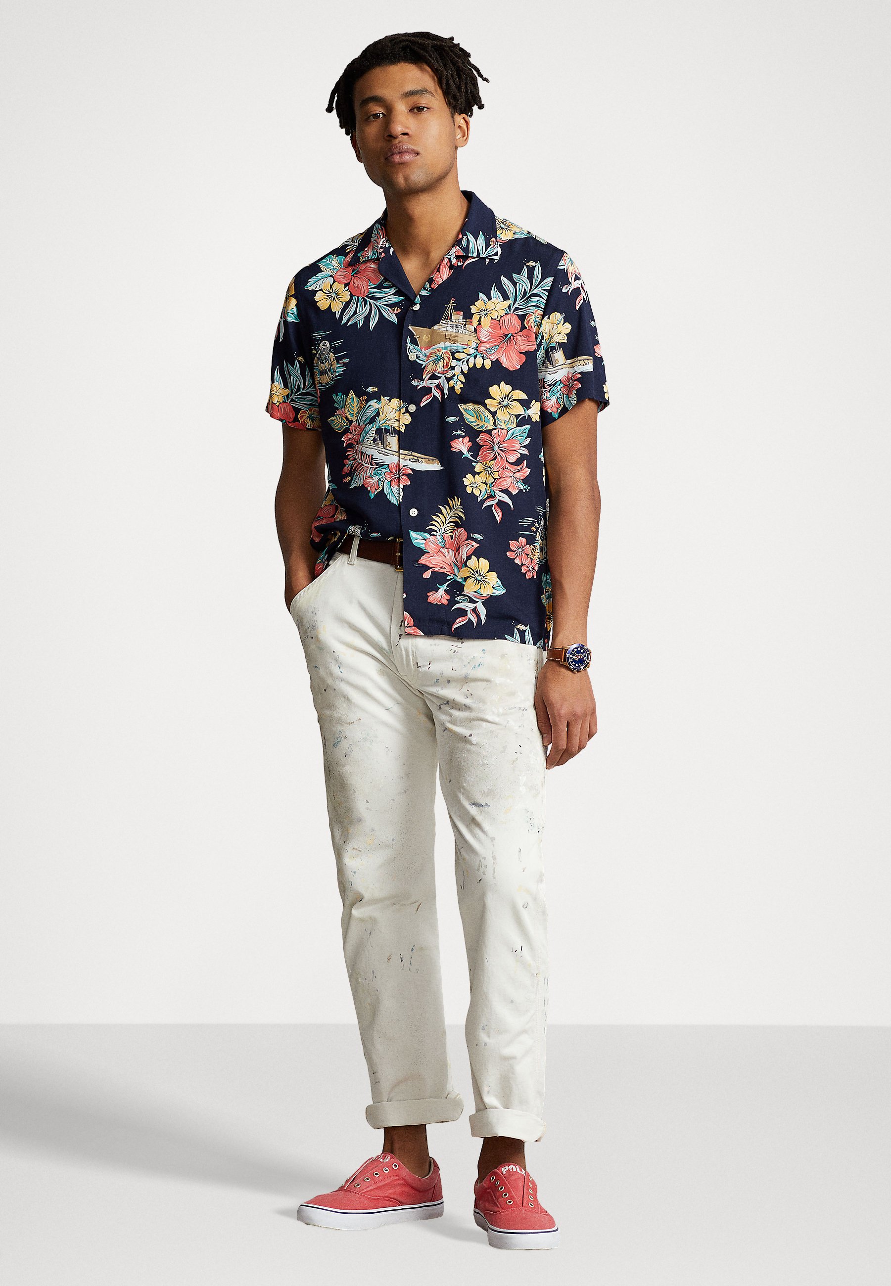 Polo Ralph Lauren SHORT SLEEVE SPORT SHIRT - Shirt - multi-coloured