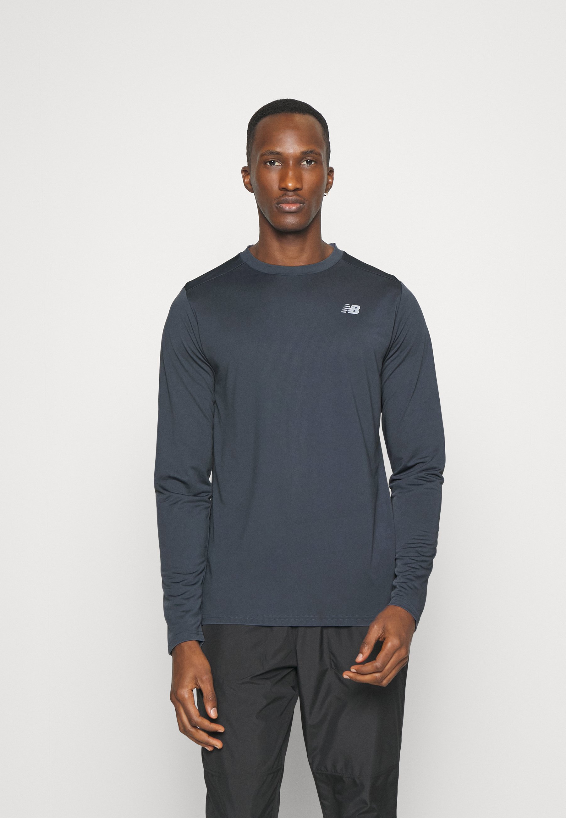 NB CORE RUN LONG SLEEVE - Long sleeved top - thunder/blue