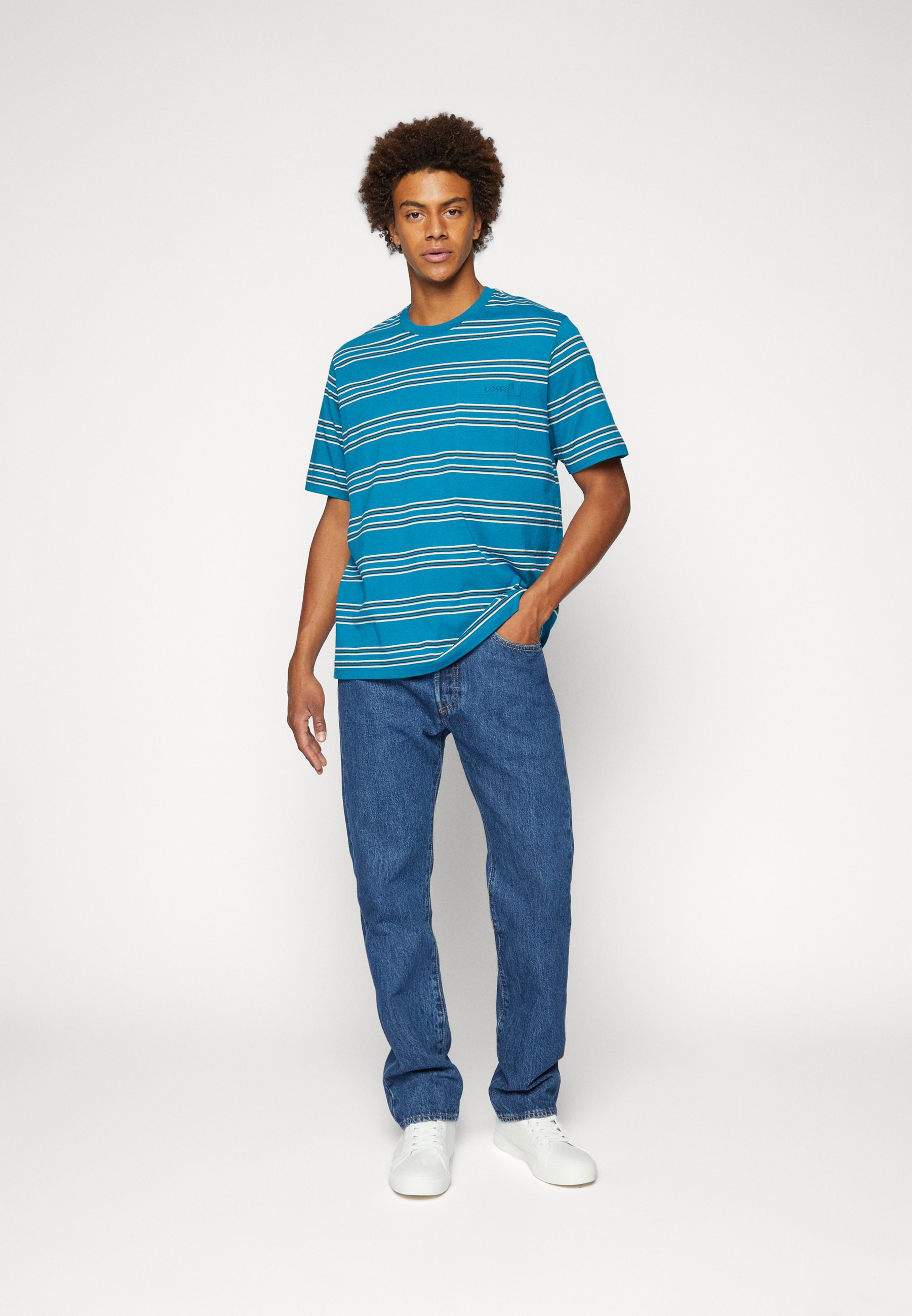 Levi's® 501® ORIGINAL - Straight leg jeans - stonewash/blue denim