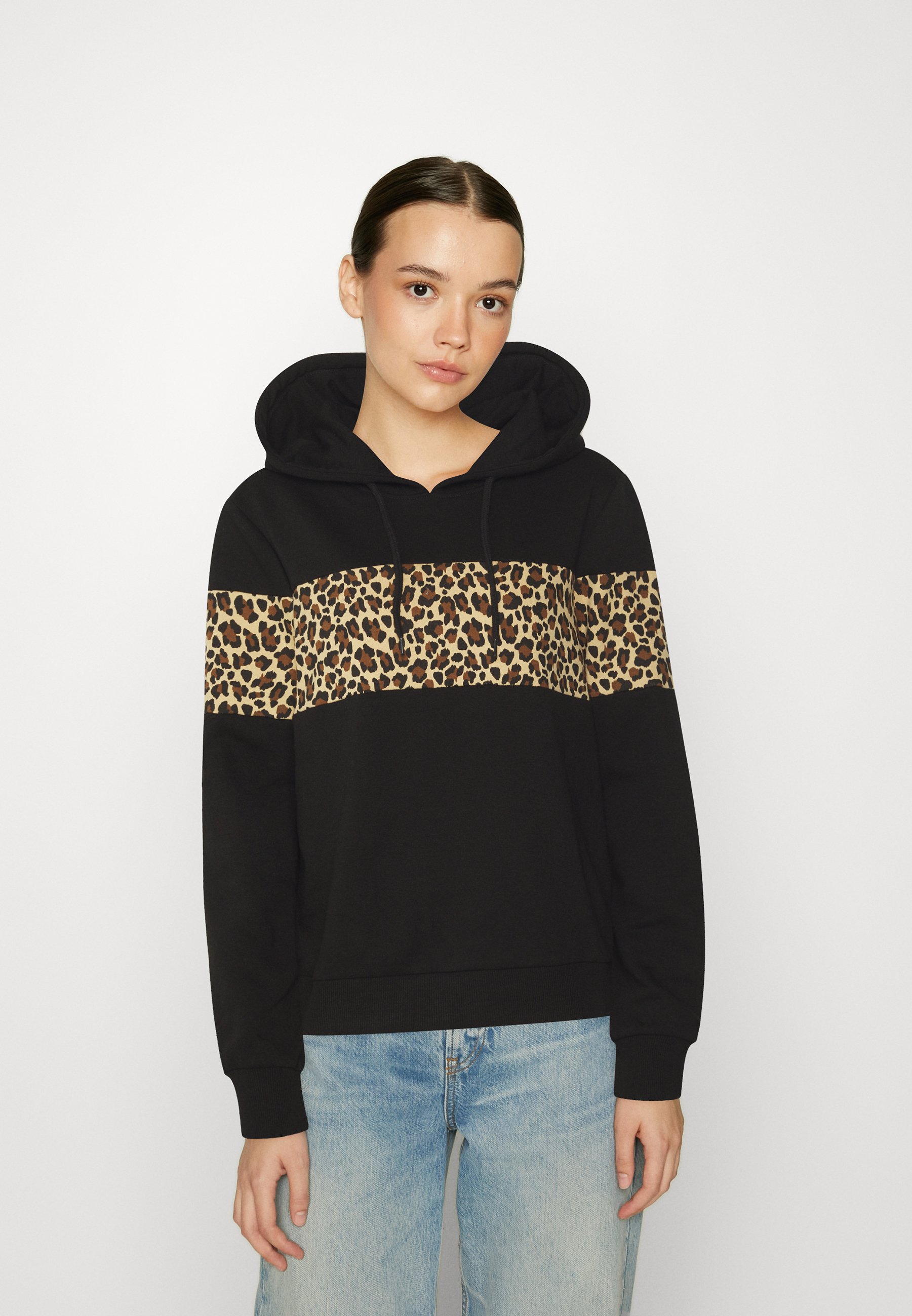 ONLY ONLLINO HOOD - Sweatshirt - black