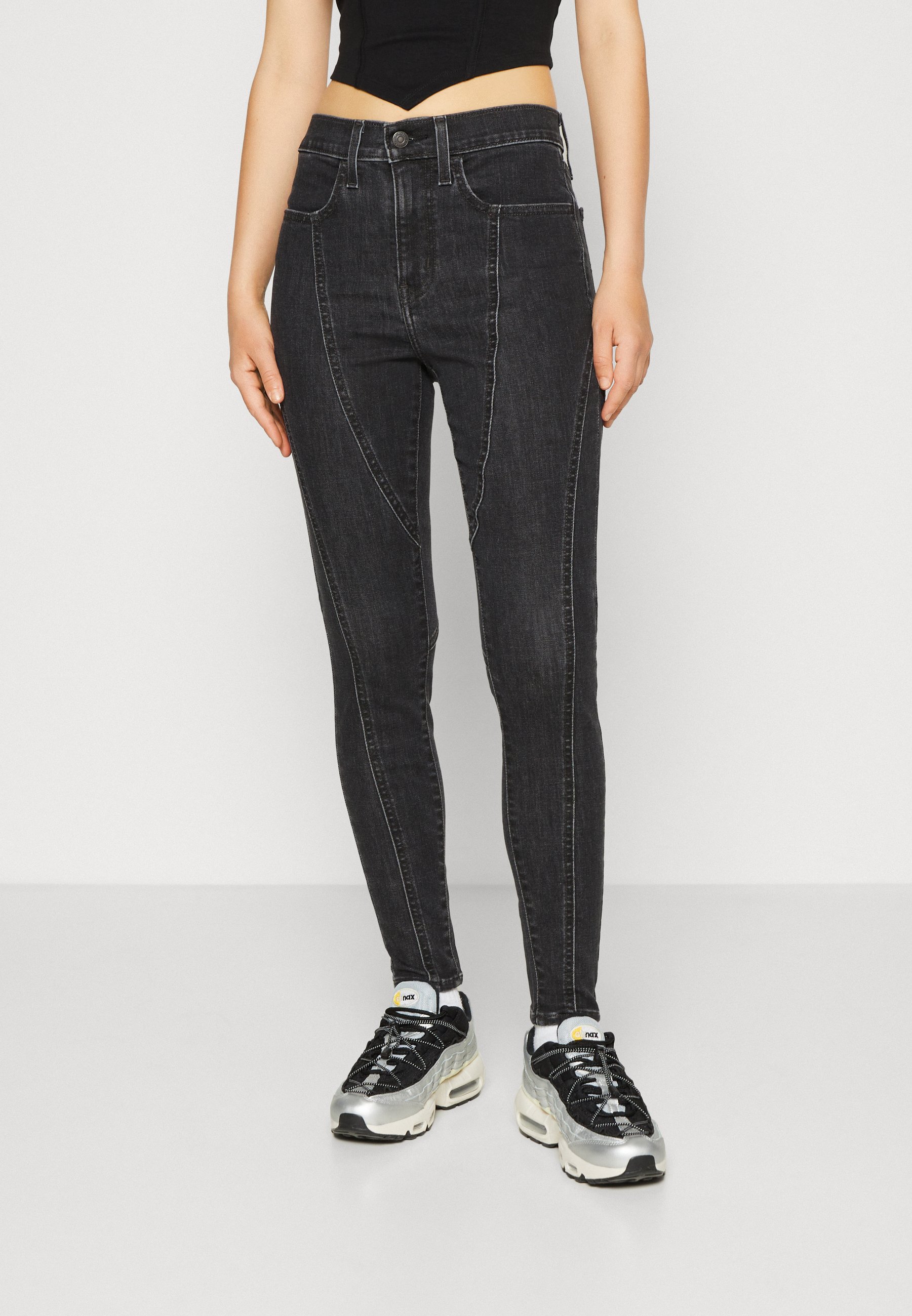 Levi's® 720™ ZIP FRONT - Jeans Skinny Fit - kinda moody/black