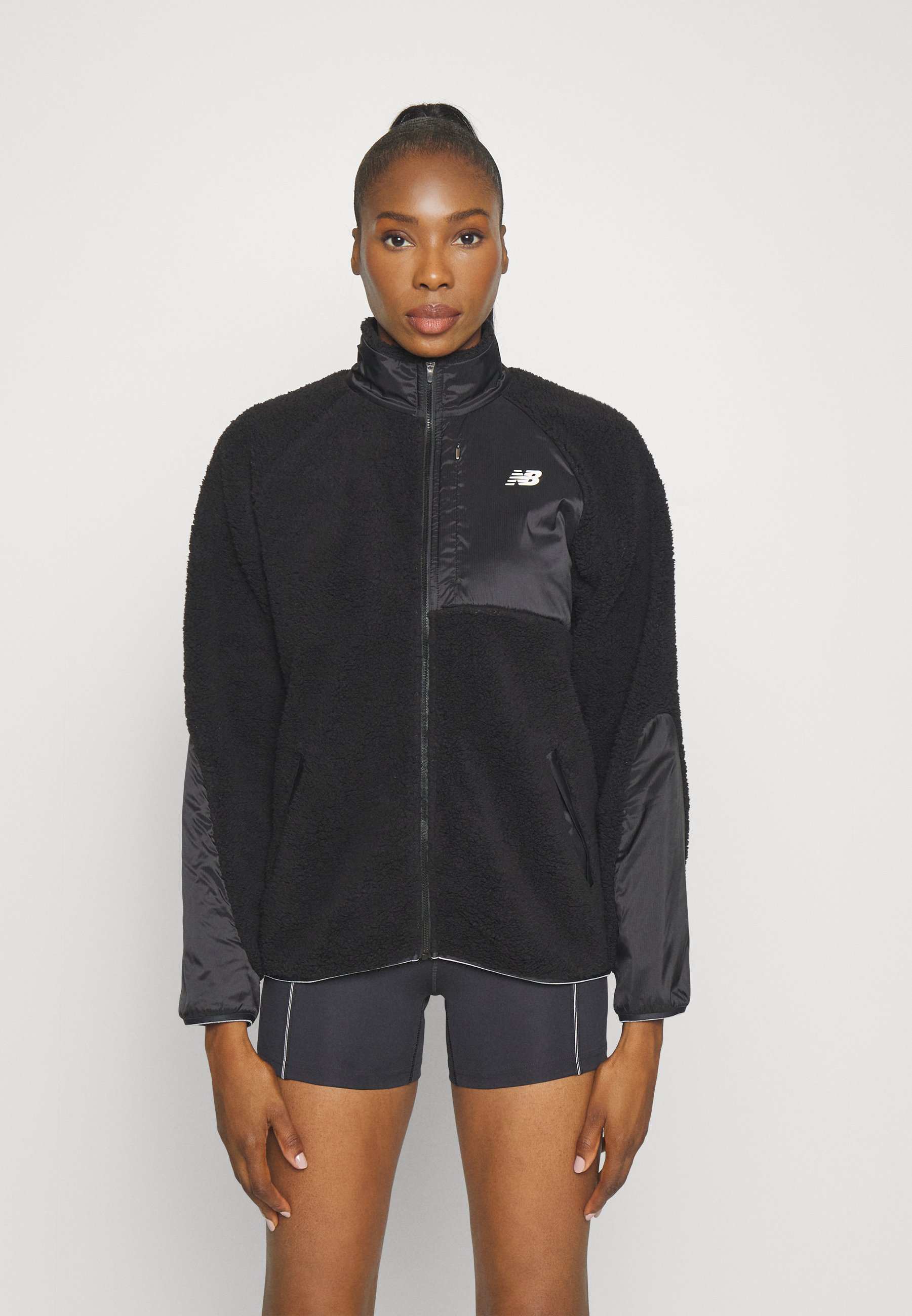 NB SPEED JACKET - Fleece jacket - black
