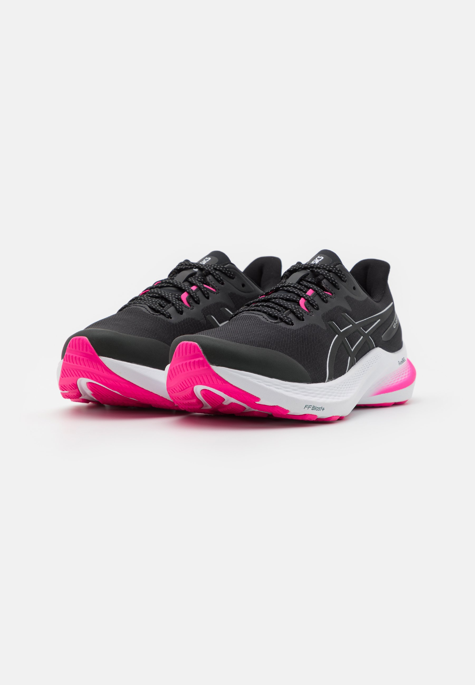 ASICS GT-2000 12 LITE-SHOW - Stabilty running shoes - black/pure silver/black