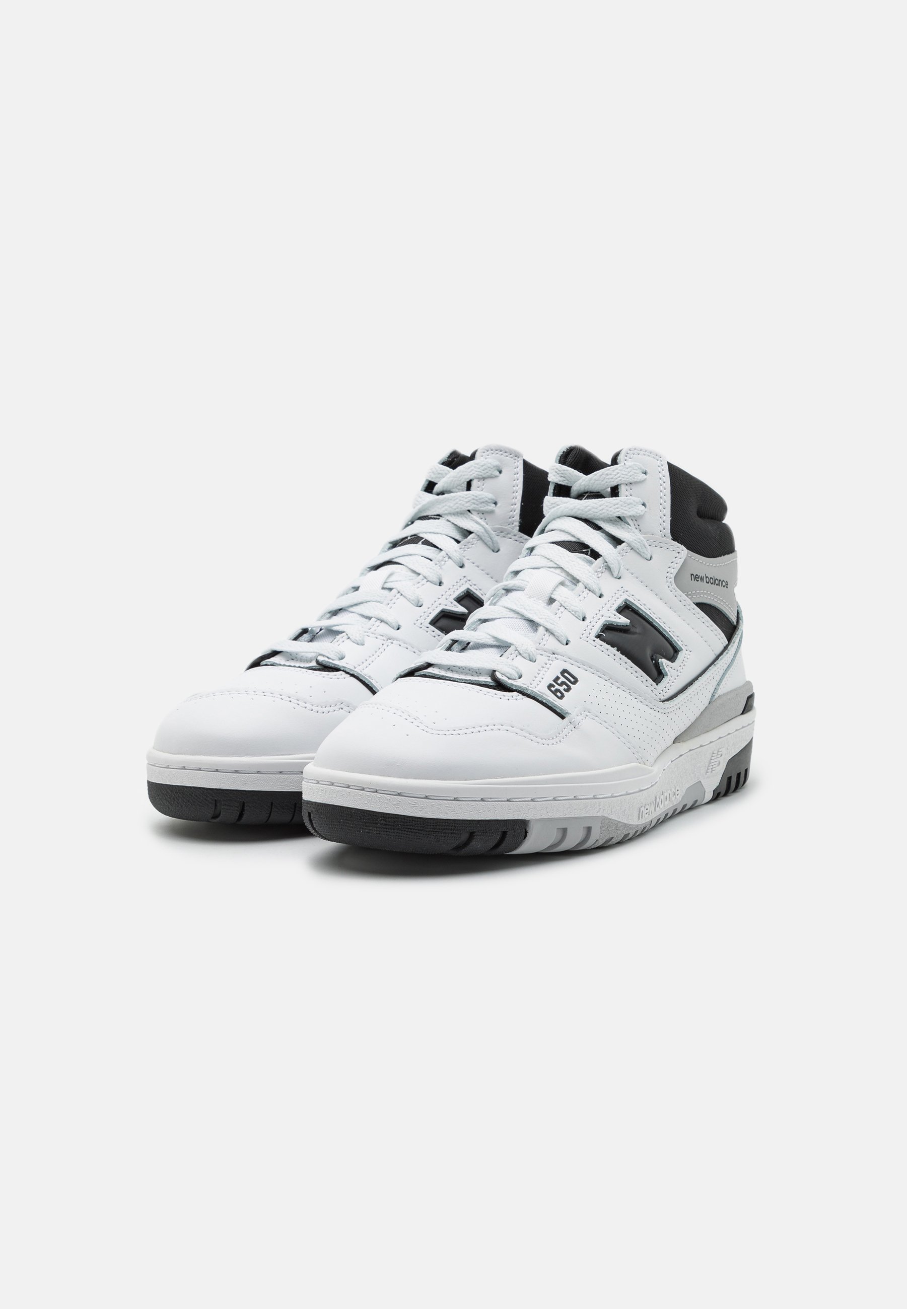 NB 650 UNISEX - High-top trainers - weiß/schwarz/white