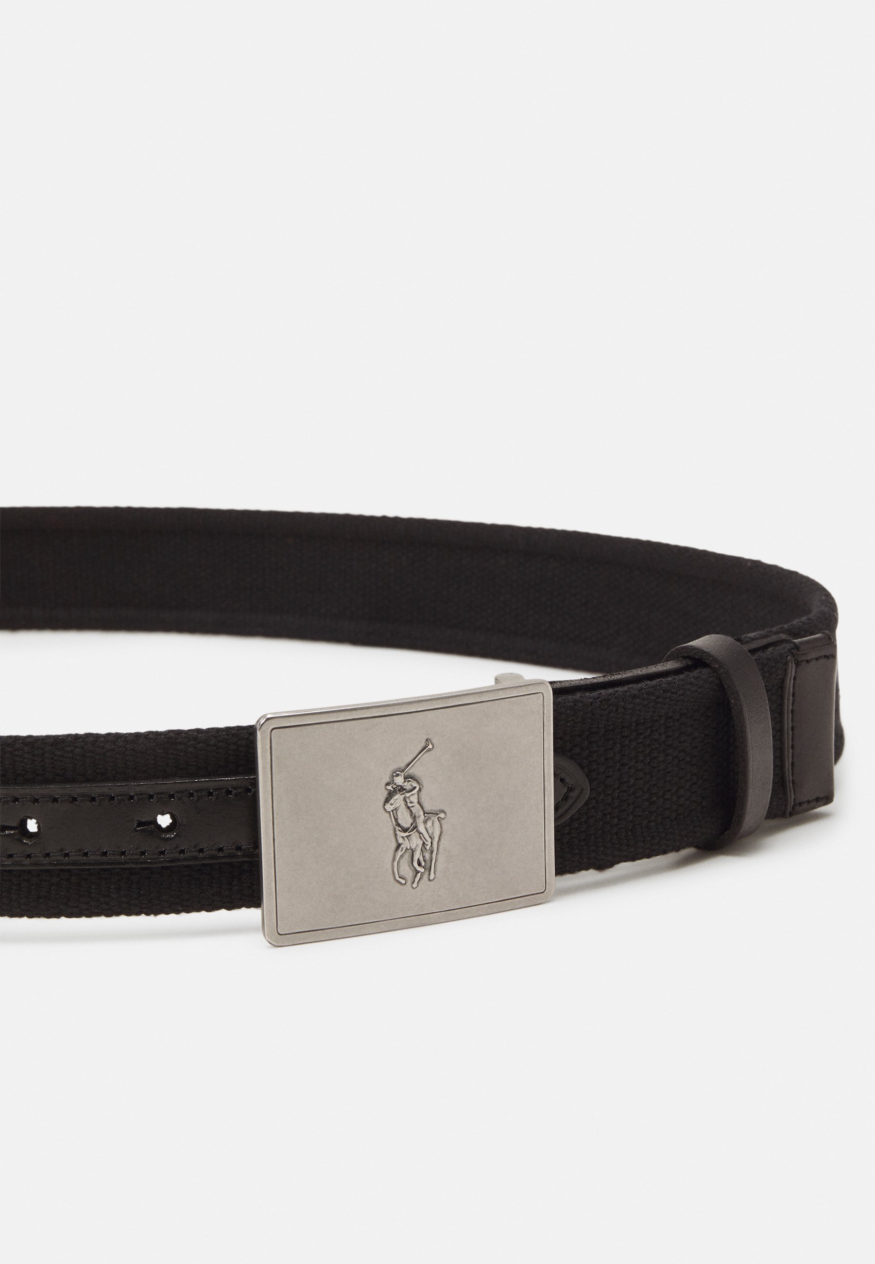 Polo Ralph Lauren PLAQUE BELT MEDIUM - Belt - black