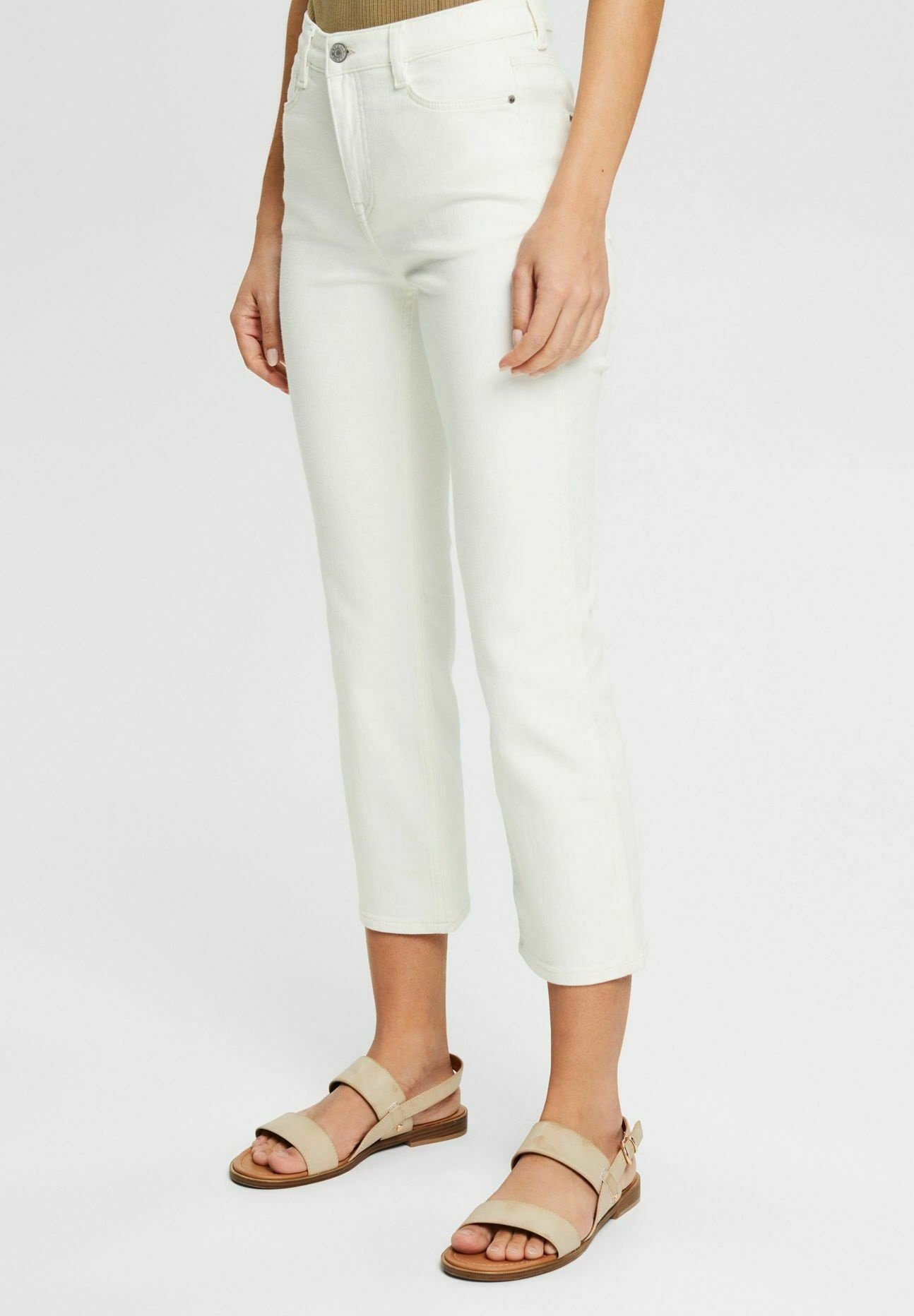 Esprit Slim fit jeans - off white/off-white