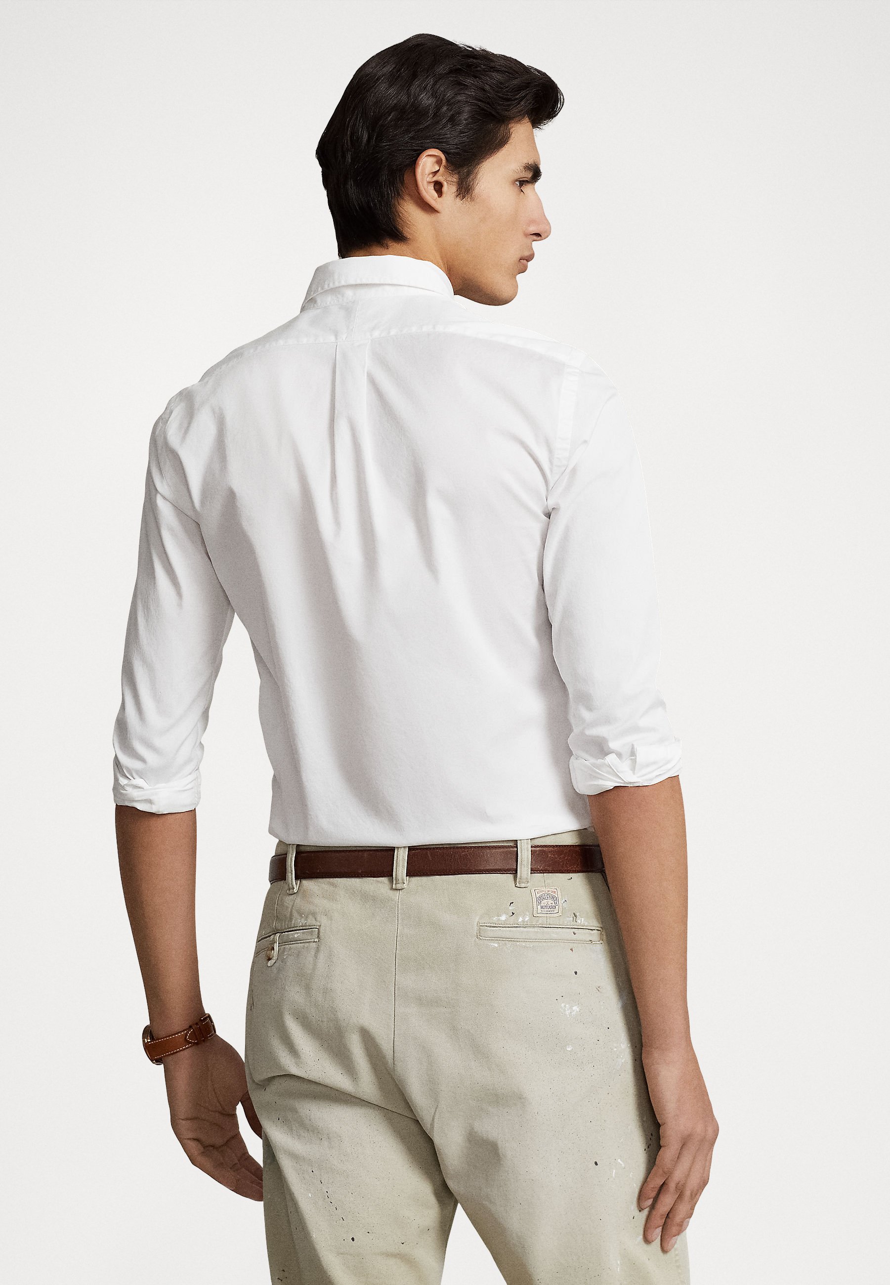 Polo Ralph Lauren LONG SLEEVE SPORT SHIRT - Shirt - white