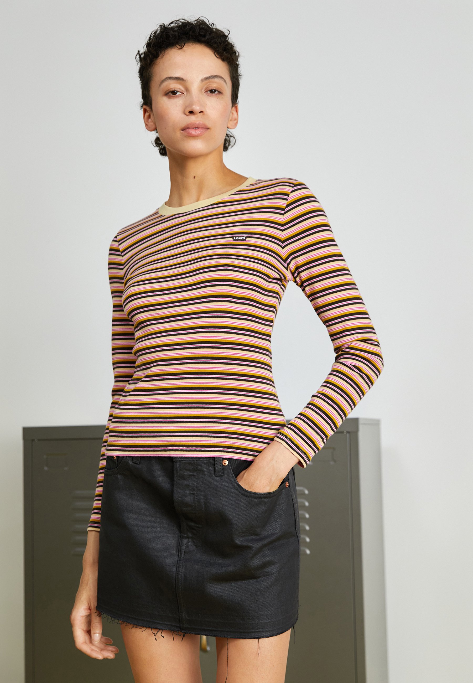 Levi's® BABY TEE - Long sleeved top - reanna/mole/multi-coloured