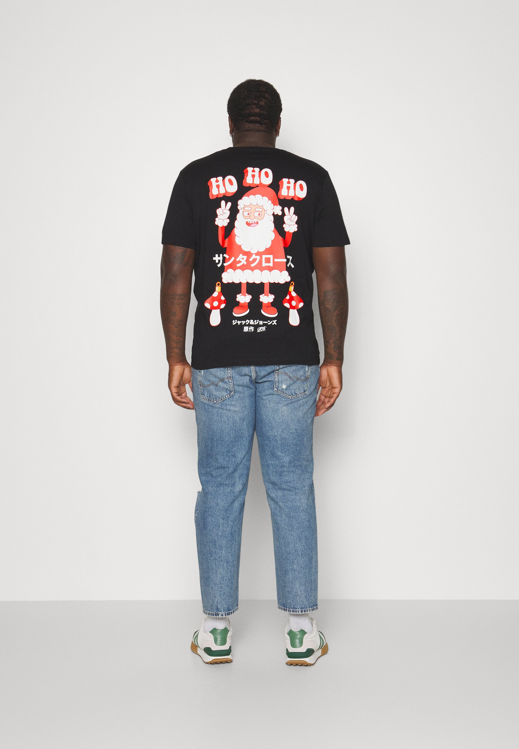 Jack &Jones JORCEREMONY TEE CREW NECK - Print T-shirt - black