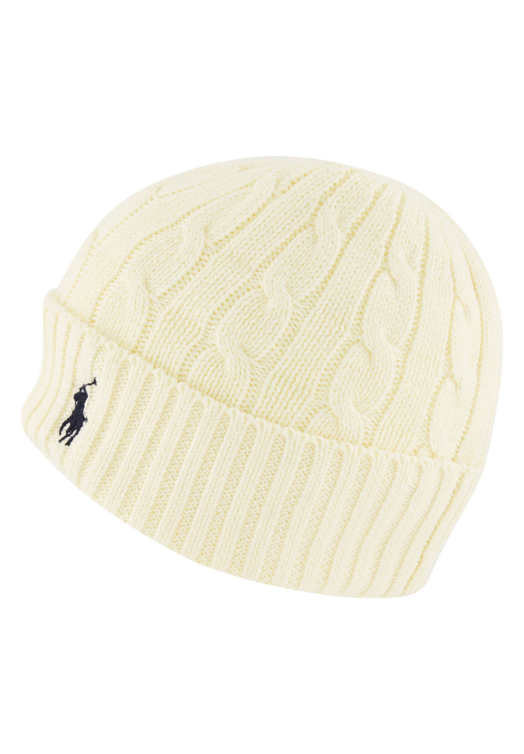 Polo Ralph Lauren CTN CBL COLD WEATHER - Beanie - clubhouse cream/off-white