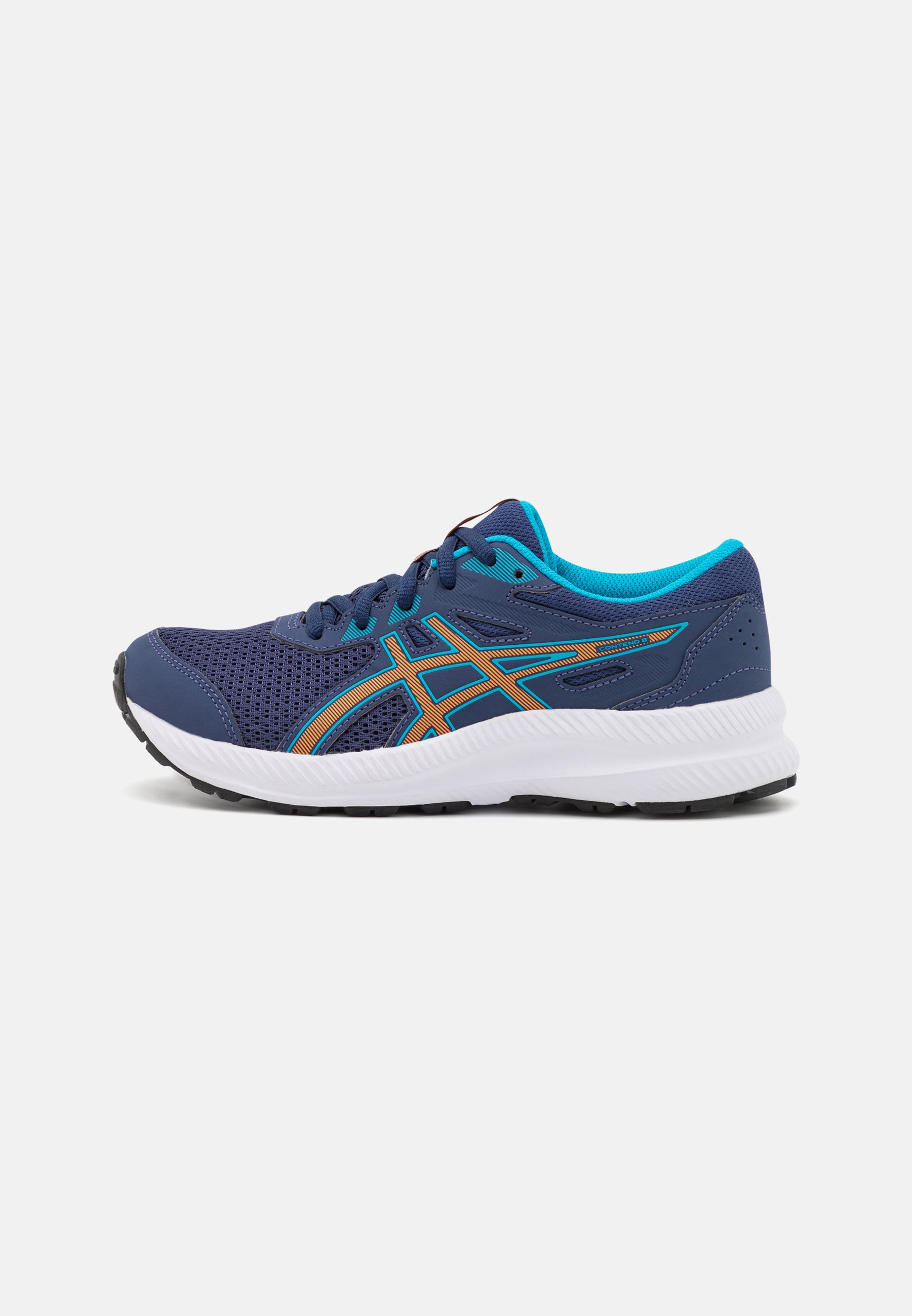 ASICS CONTEND 8 UNISEX - Neutral running shoes - indigo blue/sun peach/blue