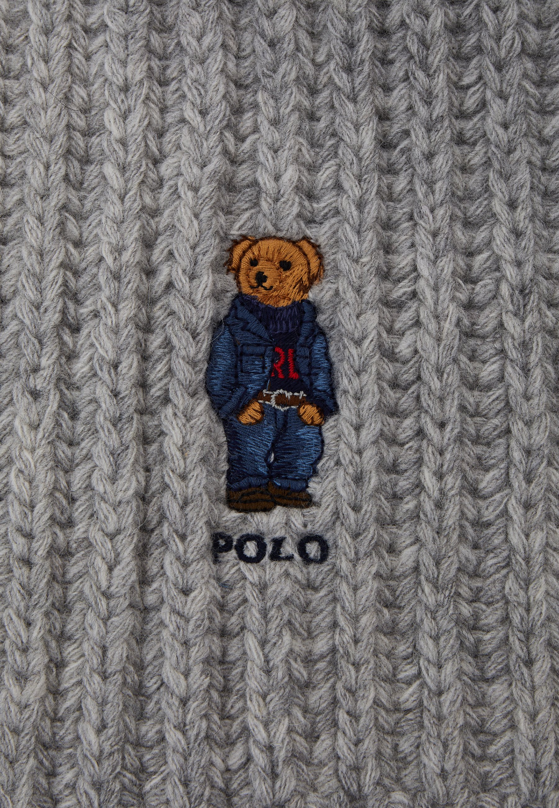 Polo Ralph Lauren BEAR SCARF - Scarf - andover heather/grey