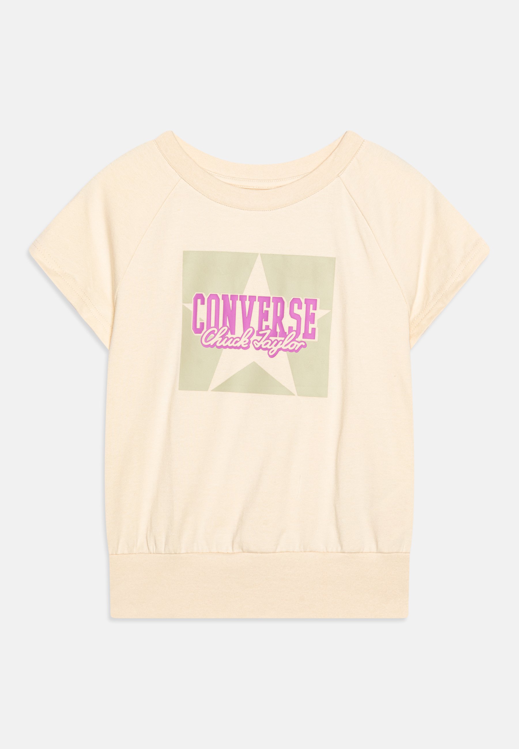 Converse WIDE - Print T-shirt - natural ivory/off-white
