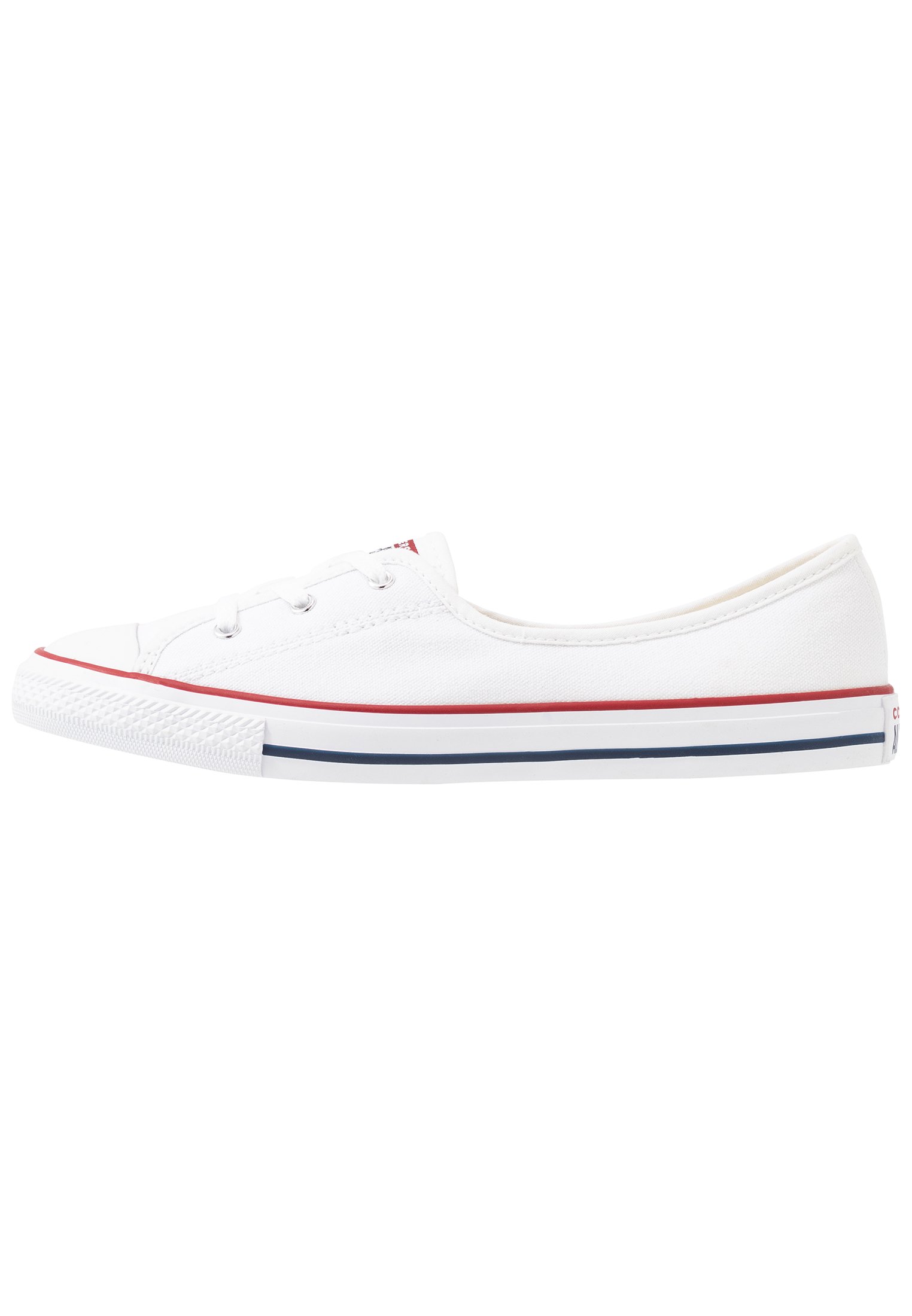 Converse CHUCK TAYLOR ALL STAR BALLET LACE - Trainers - white/garnet/navy/white