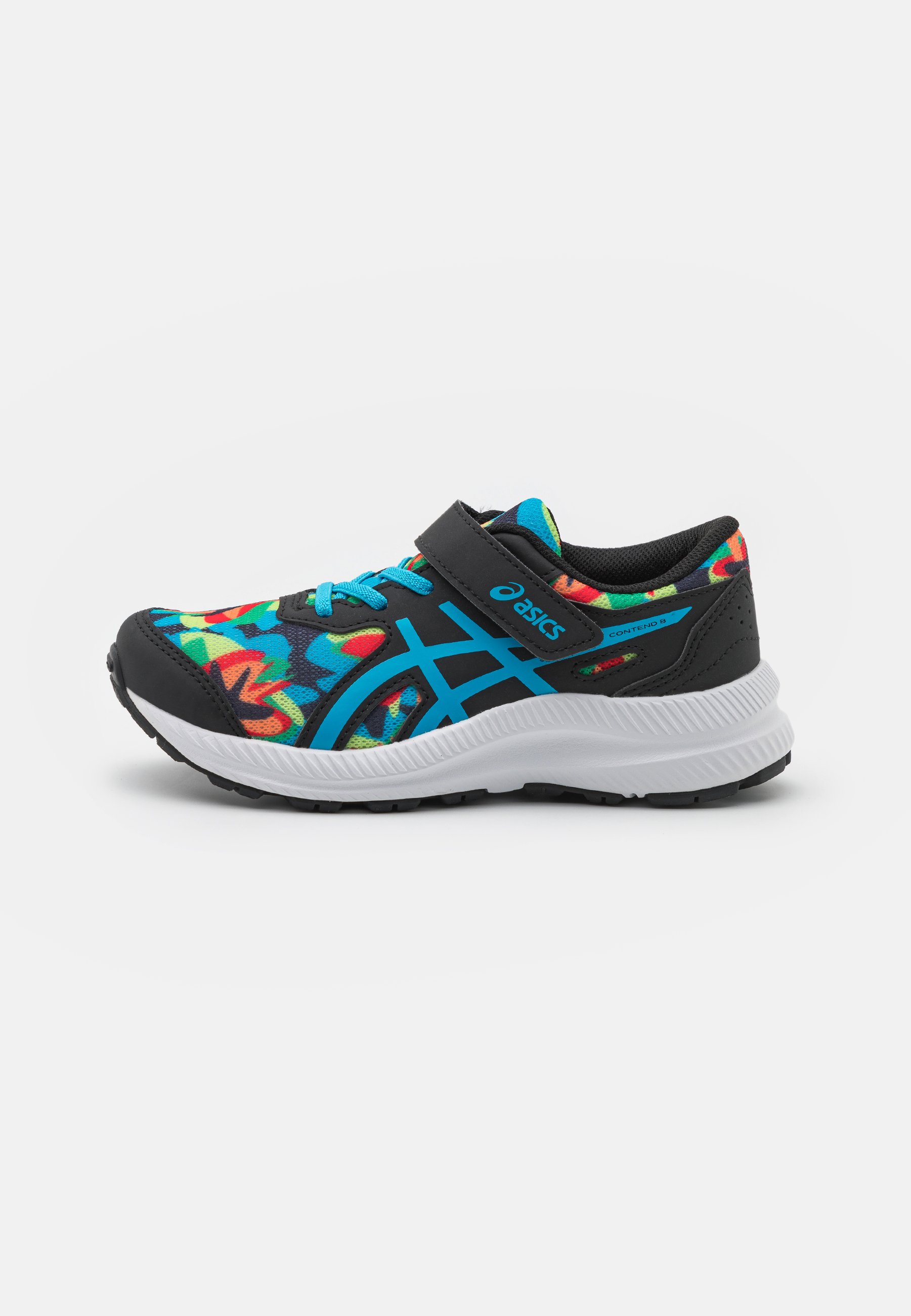 ASICS CONTEND UNISEX - Neutral running shoes - black/island blue/black