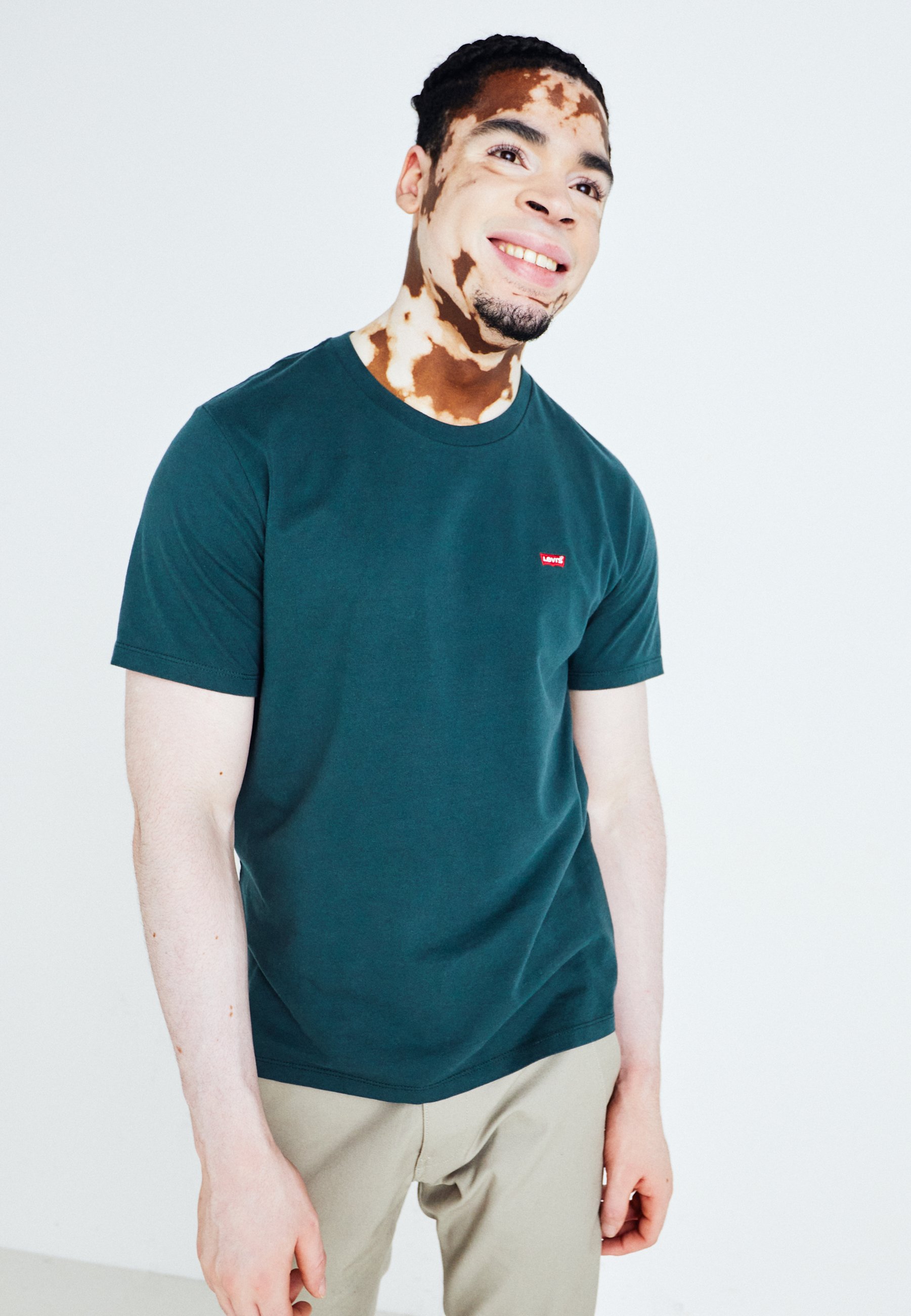 Levi's® ORIGINAL  - Print T-shirt - darkest spruce/dark green
