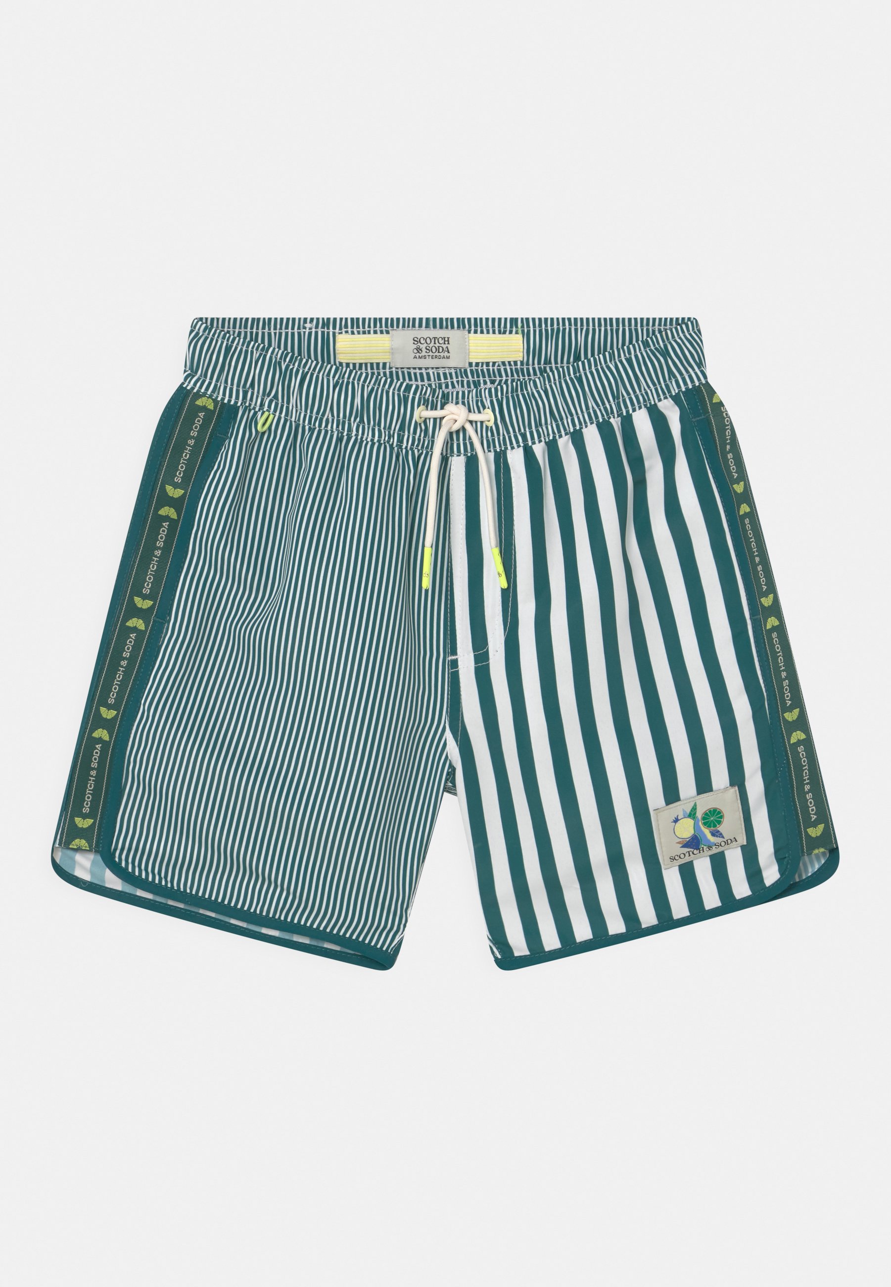 Scotch & Soda MID LENGTH SPORTY SWIM  - Swimming shorts - green/green
