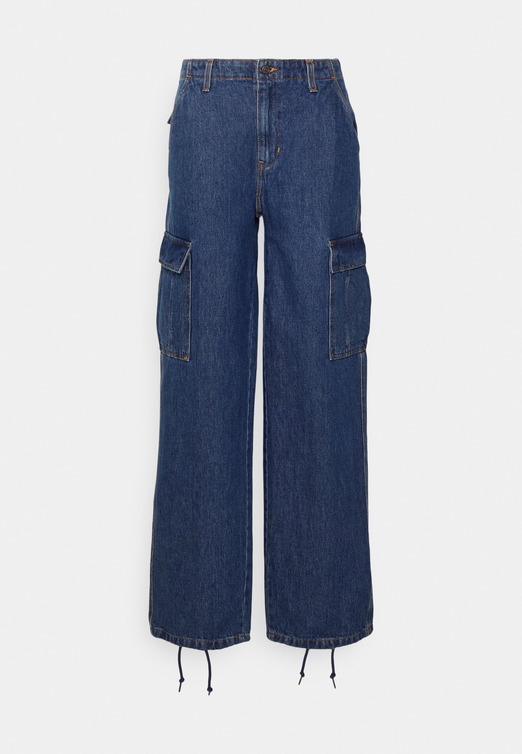 Levi's® BAGGY - Cargo trousers - i'm never wrong/blue denim