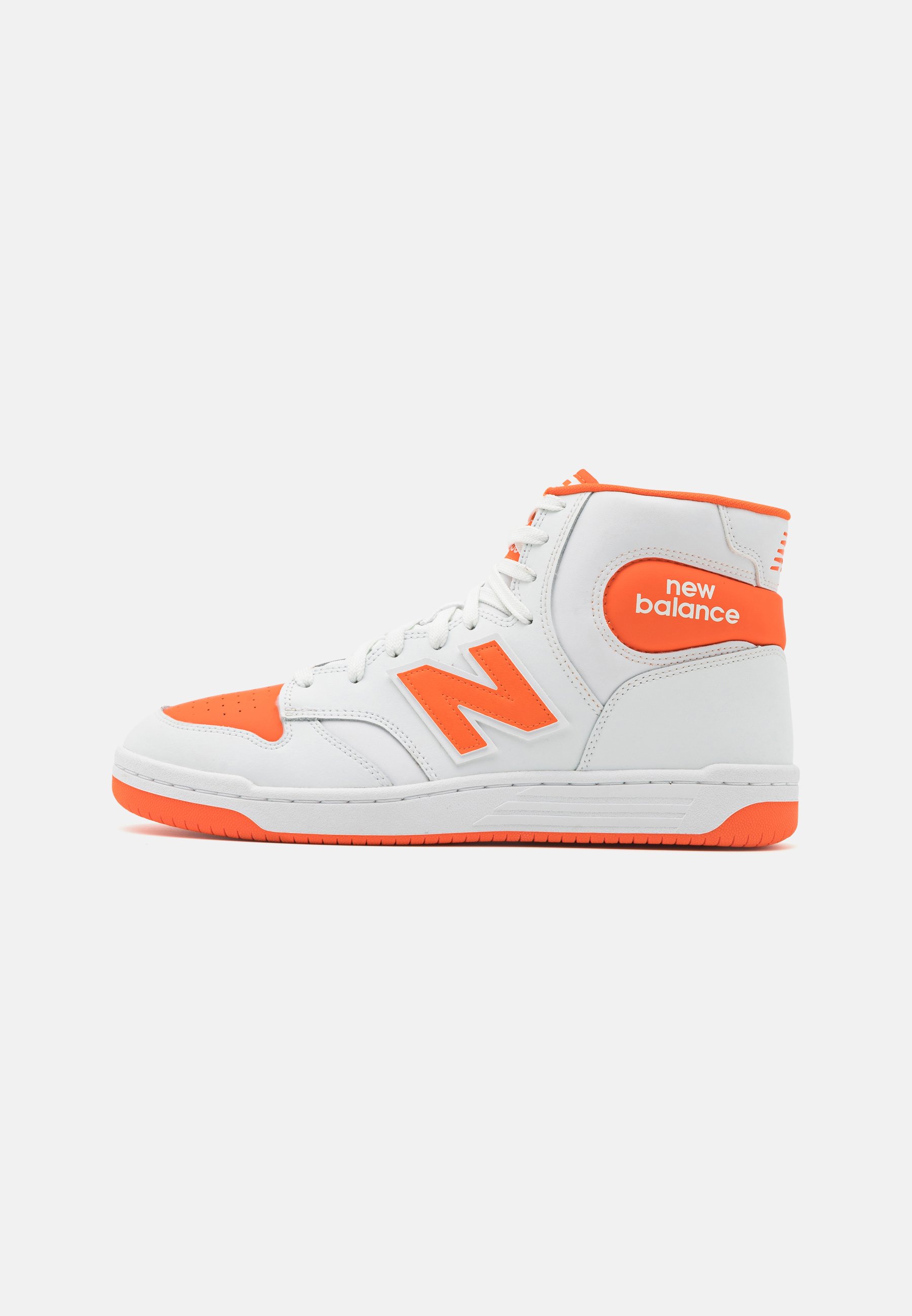 NB 480H UNISEX - High-top trainers - white/orange/white