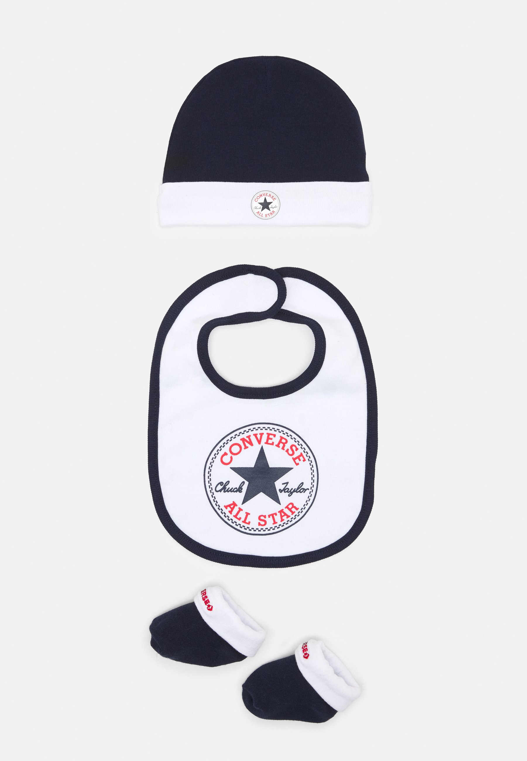 Converse CHUCK INFANT HAT BIB BOOTIE SET - Beanie - obsidian/dark blue
