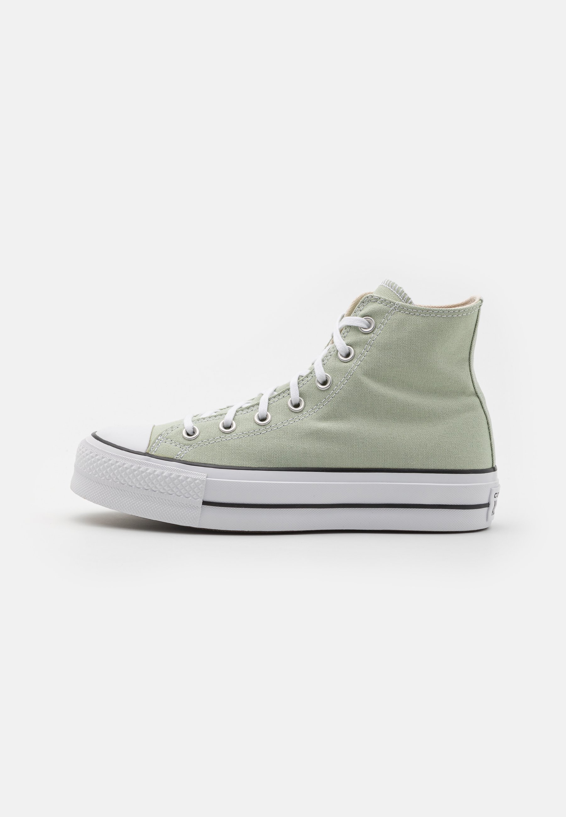 Converse CHUCK TAYLOR ALL STAR LIFT PLATFORM SEASONAL COLOR - High-top trainers - summit sage/white/black/green