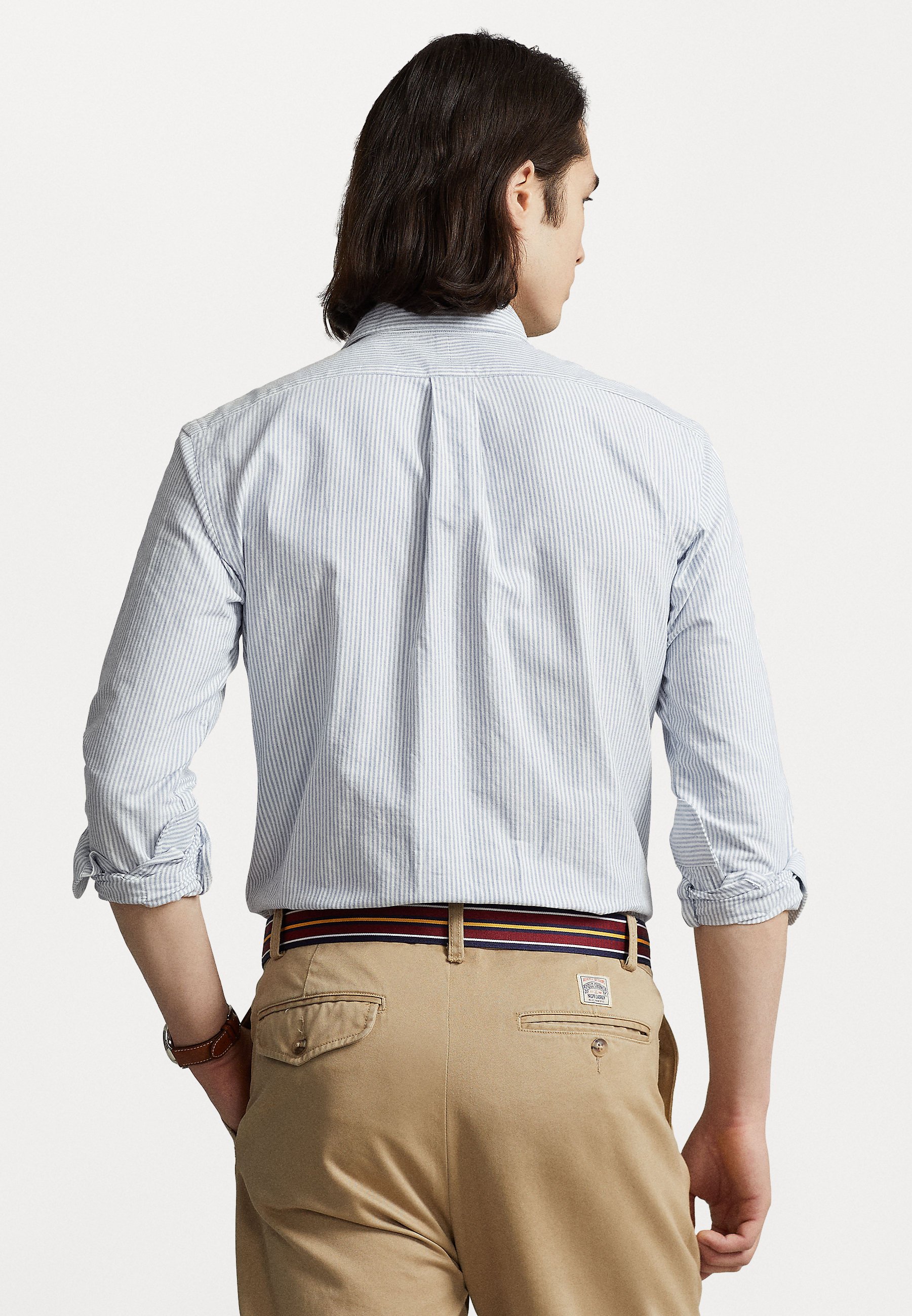Polo Ralph Lauren CUSTOM FIT OXFORD SHIRT - Shirt - blue/white/blue