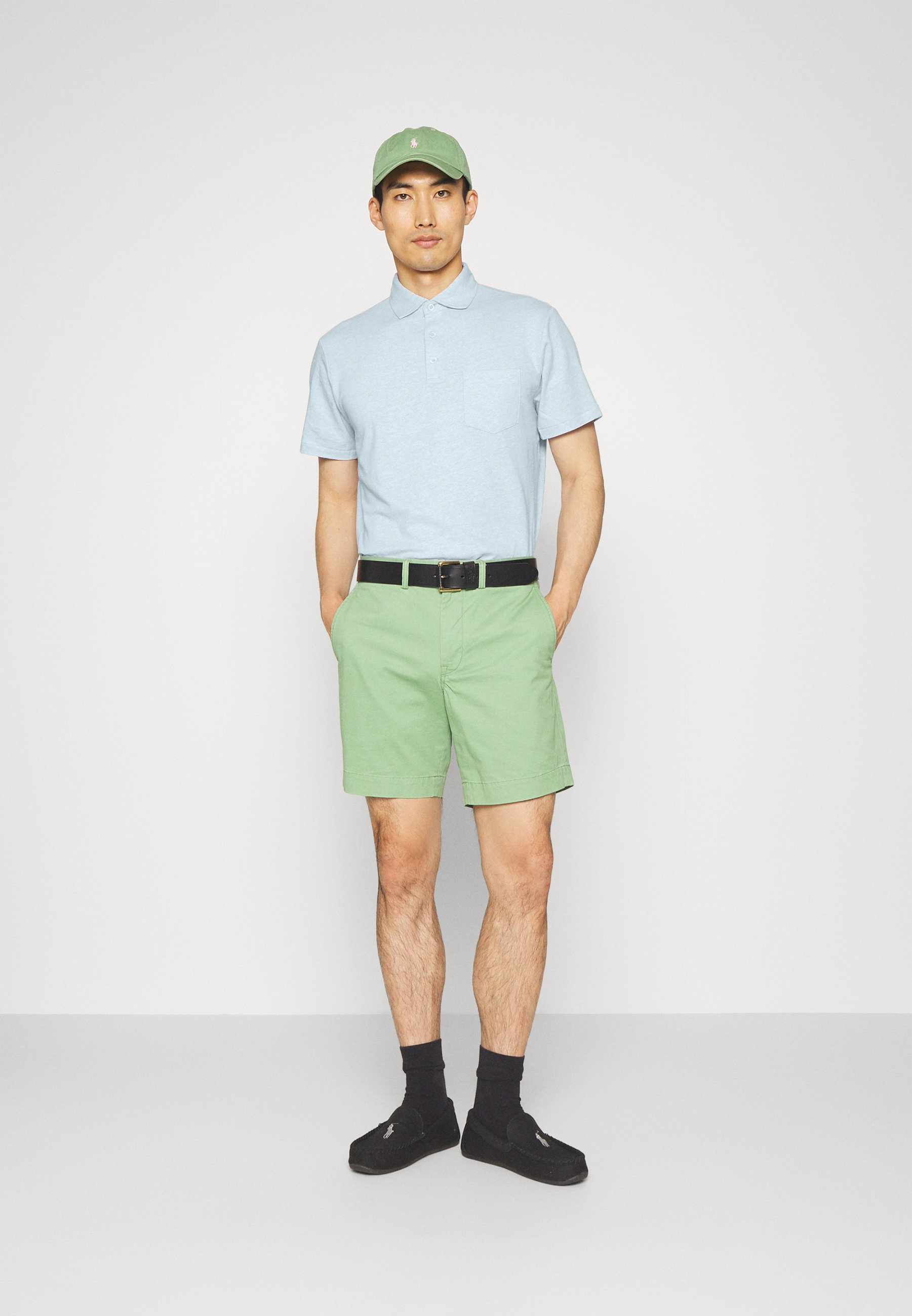 Polo Ralph Lauren SHORT SLEEVE - Polo shirt - elite blue heather/light blue