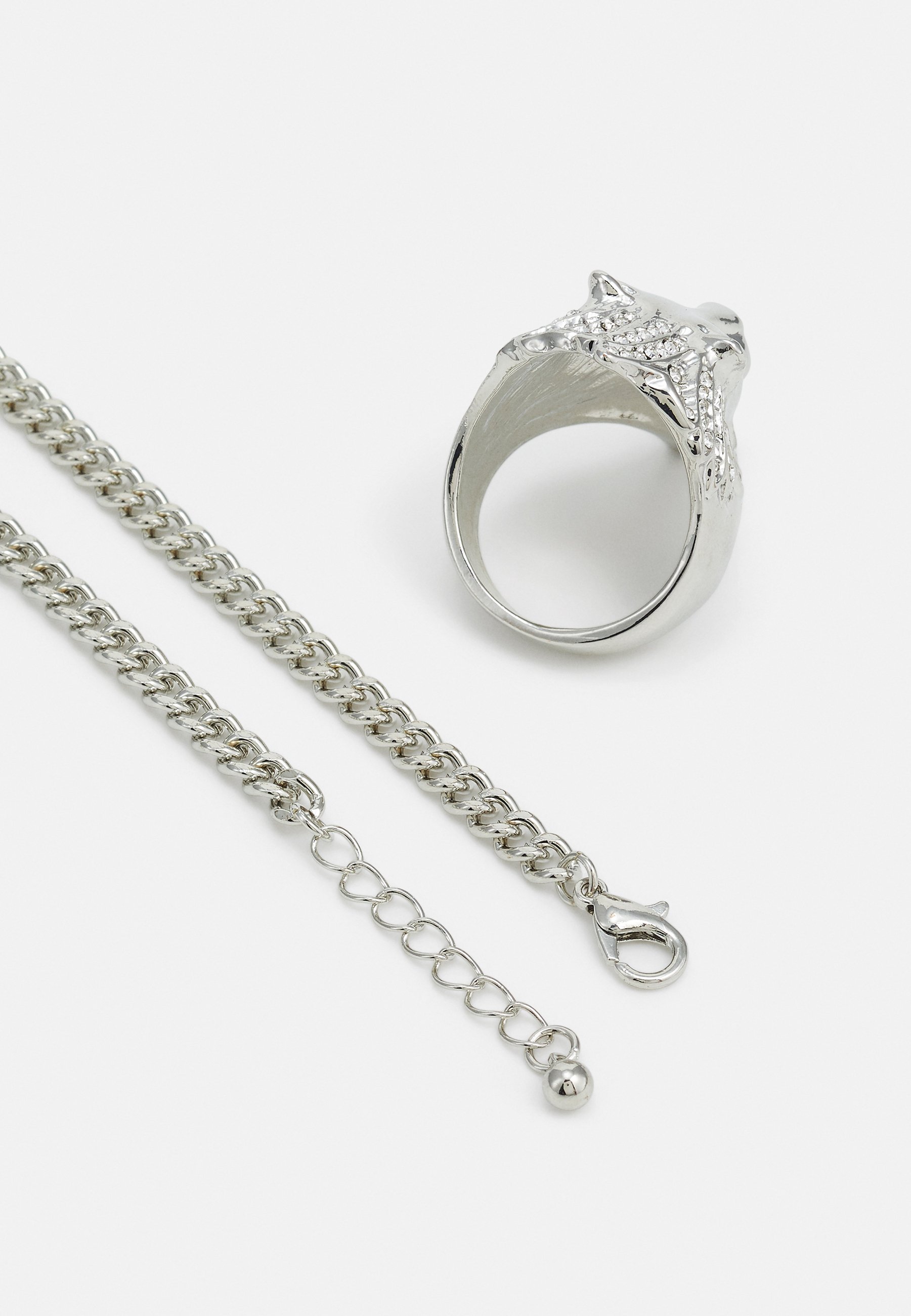 Jack &Jones JACJAGGER GIFTBOX SET UNISEX - Ring - silver-coloured