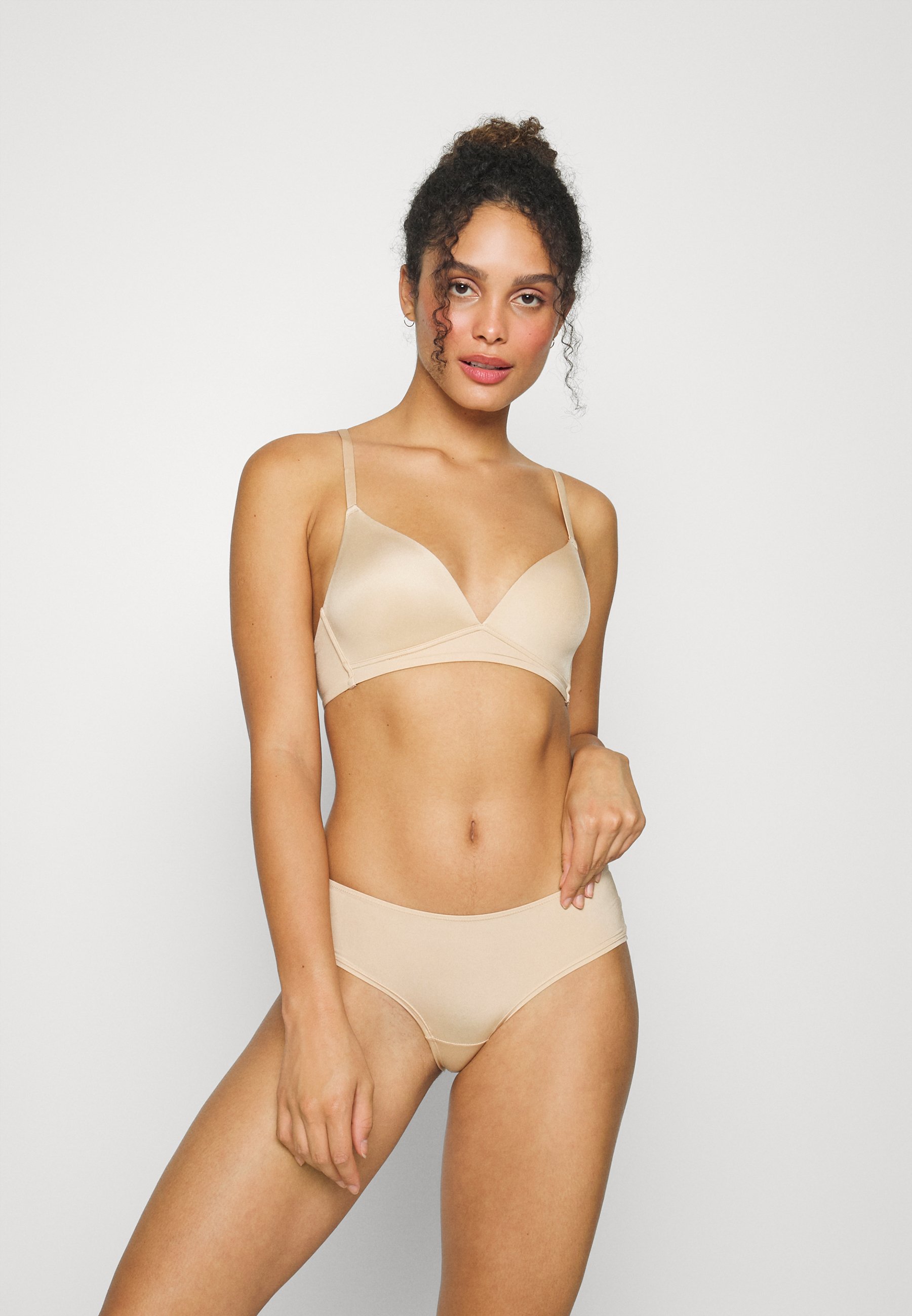 Esprit SHINY WIRELESS PADDED BRA - T-shirt bra - dusty nude/nude