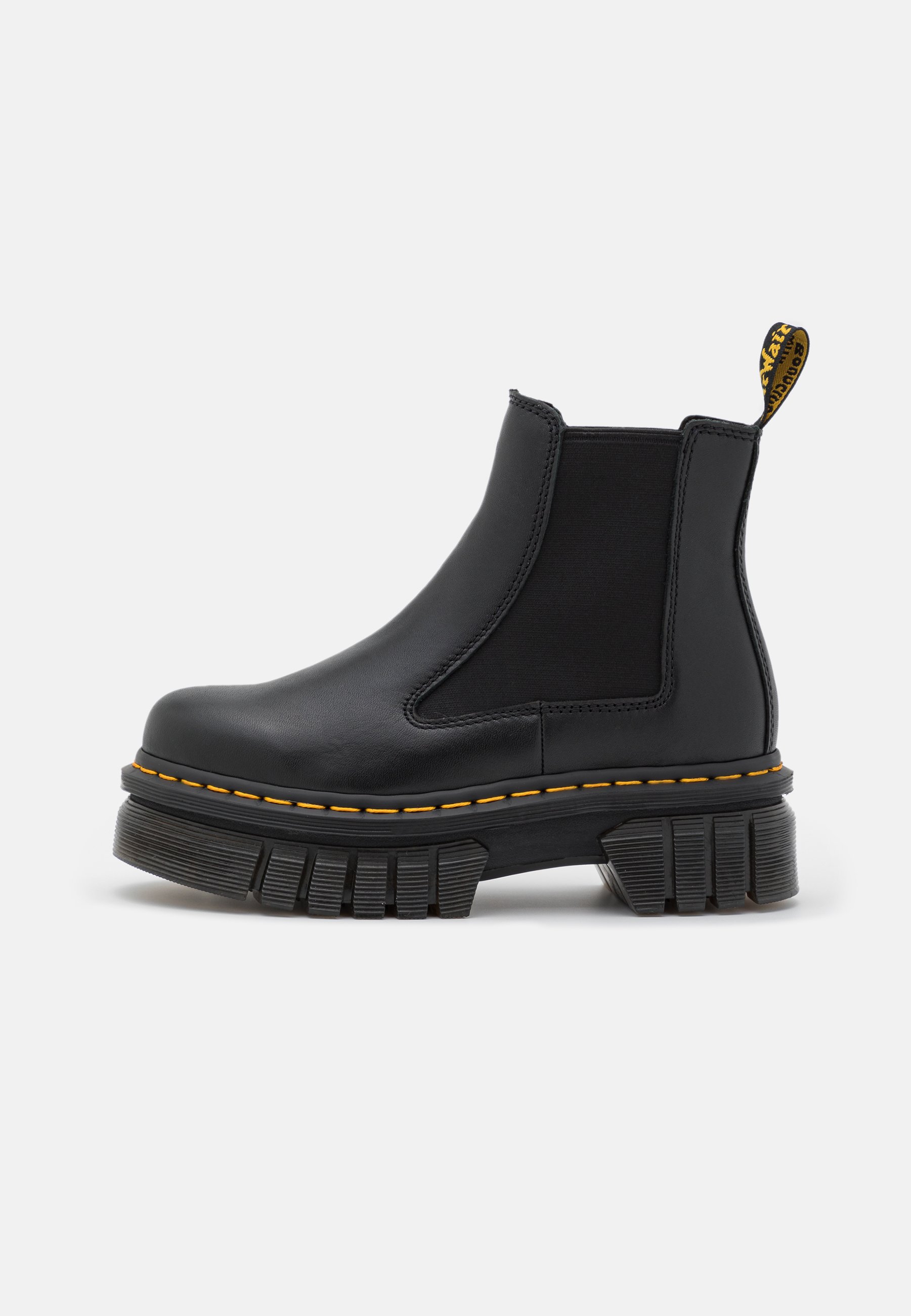 Dr. Martens AUDRICK CHELSEA - Platform ankle boots - black/black