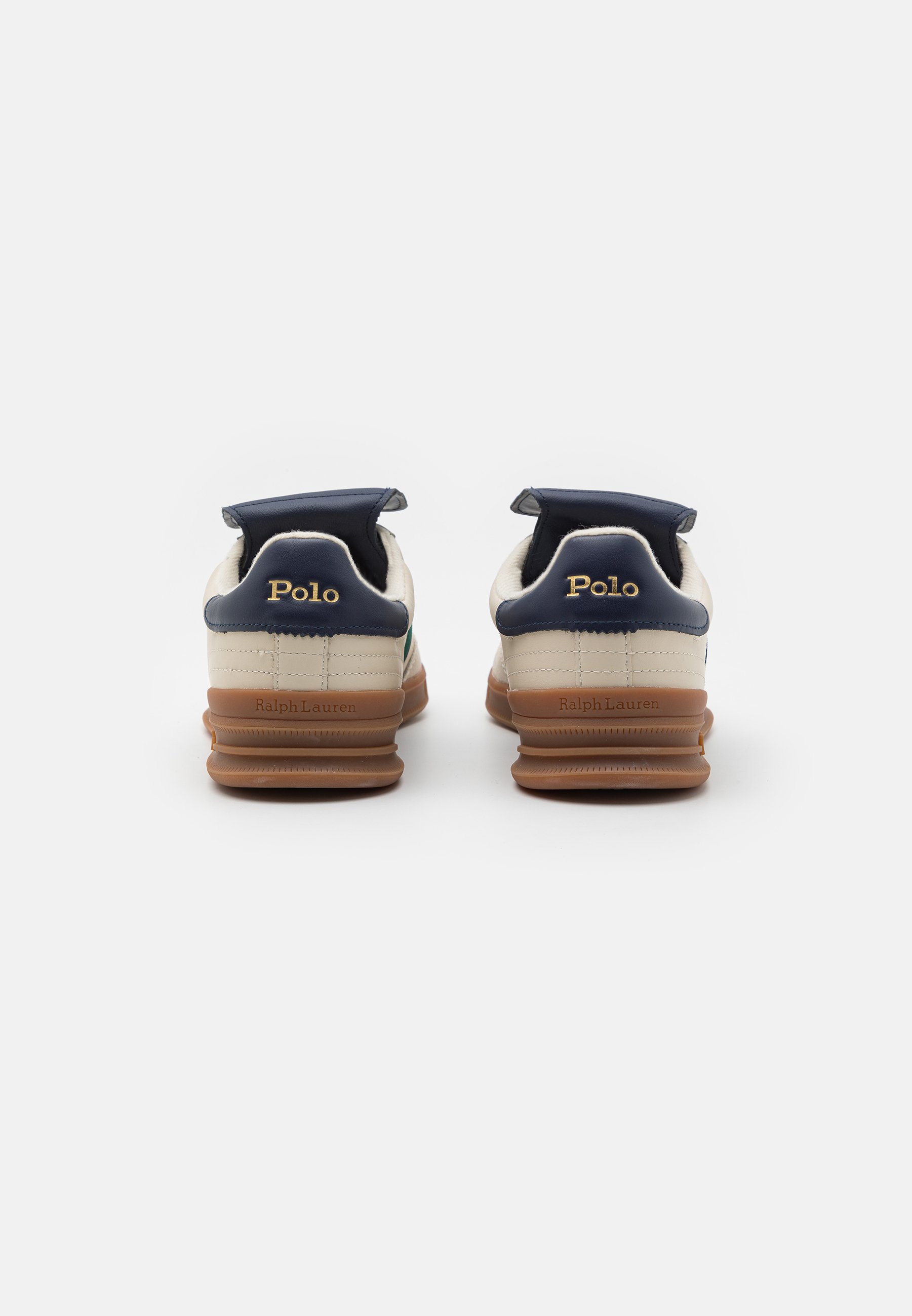 Polo Ralph Lauren AREA LACE UNISEX - Trainers - off white/newport navy/off-white