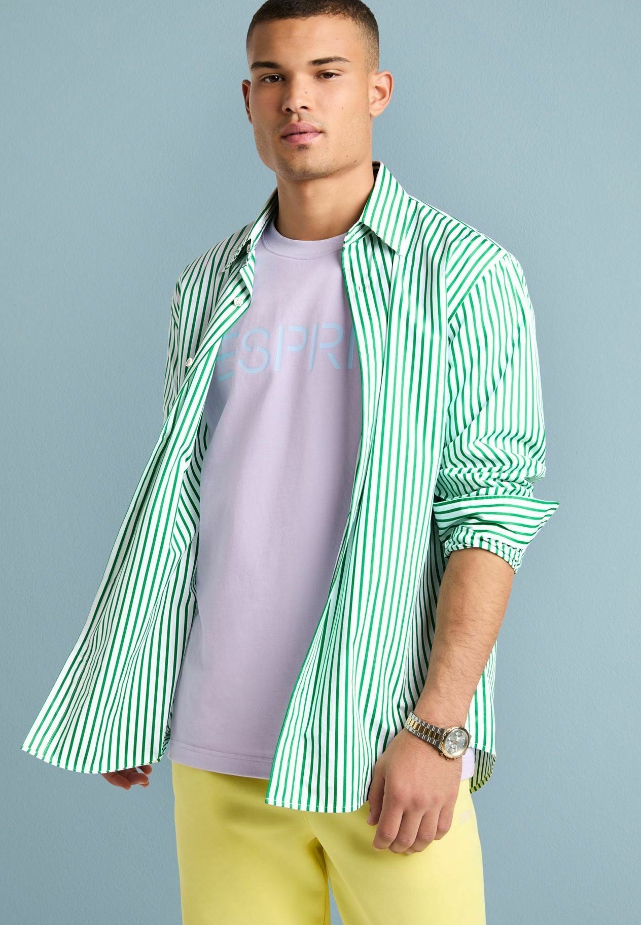 Esprit GESTREIFTES  - Shirt - green