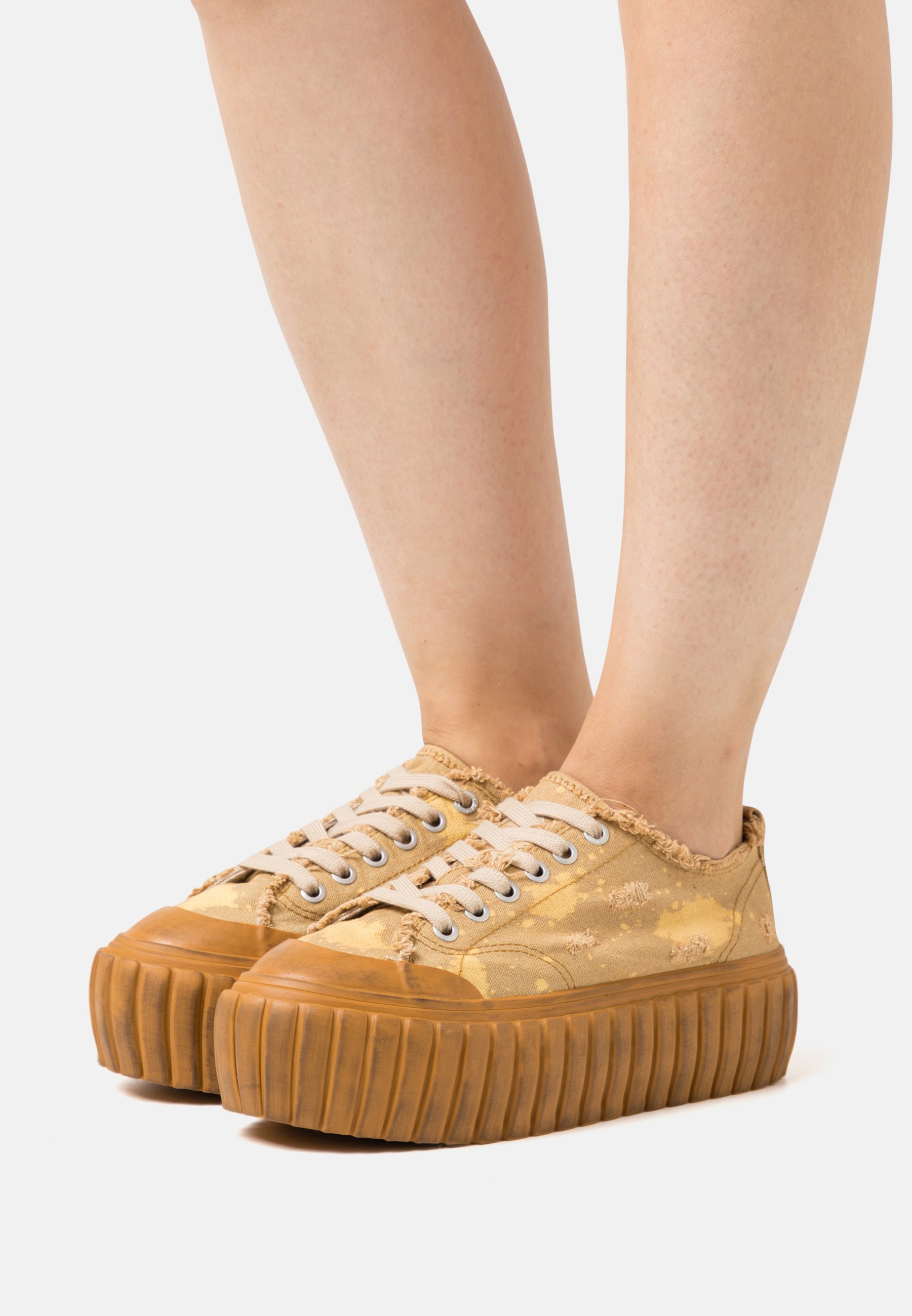Diesel S-HANAMI LOW X - Trainers - sand/beige/beige