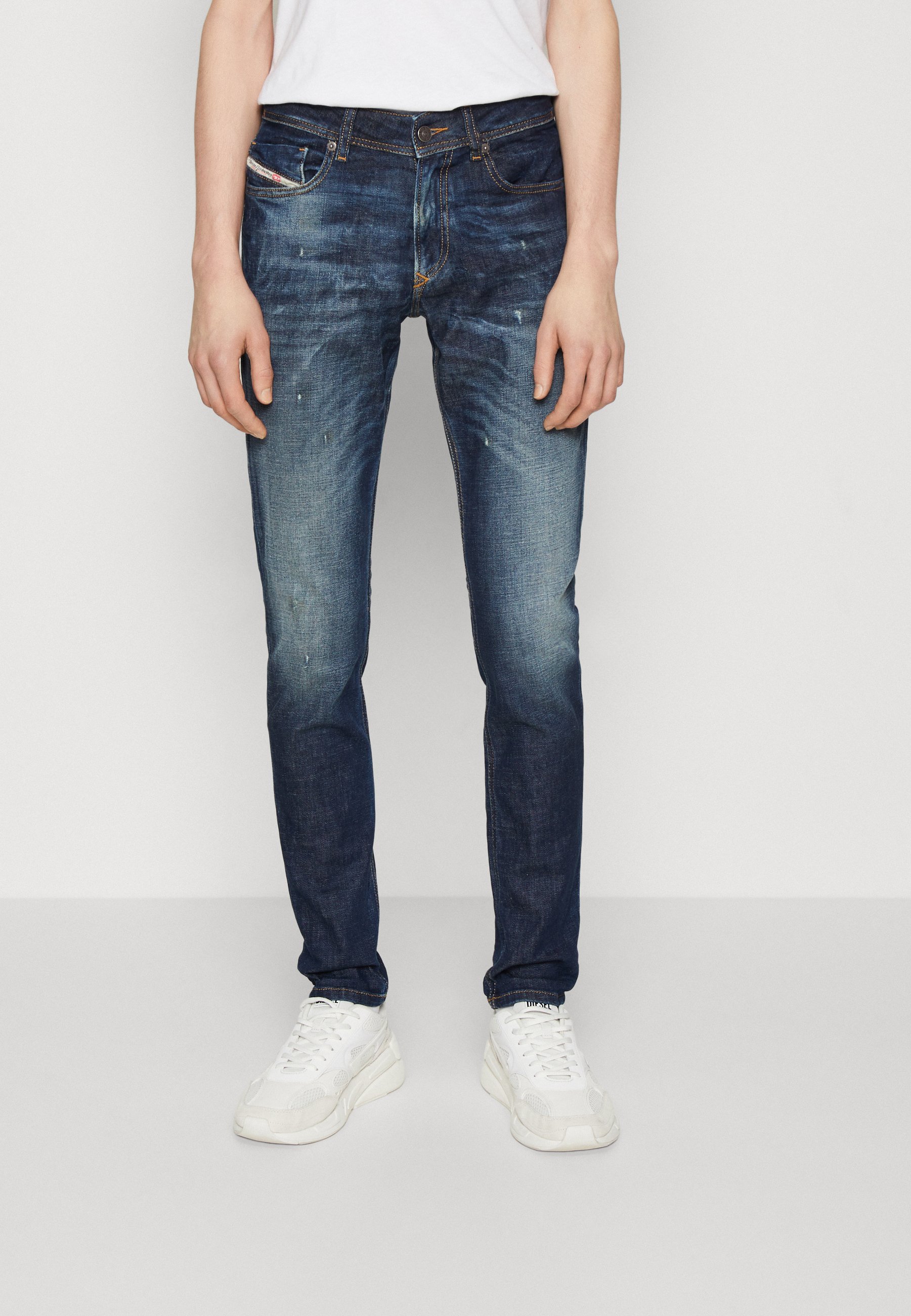 Diesel SLEENKER - Jeans Skinny Fit - 087at/dark-blue denim