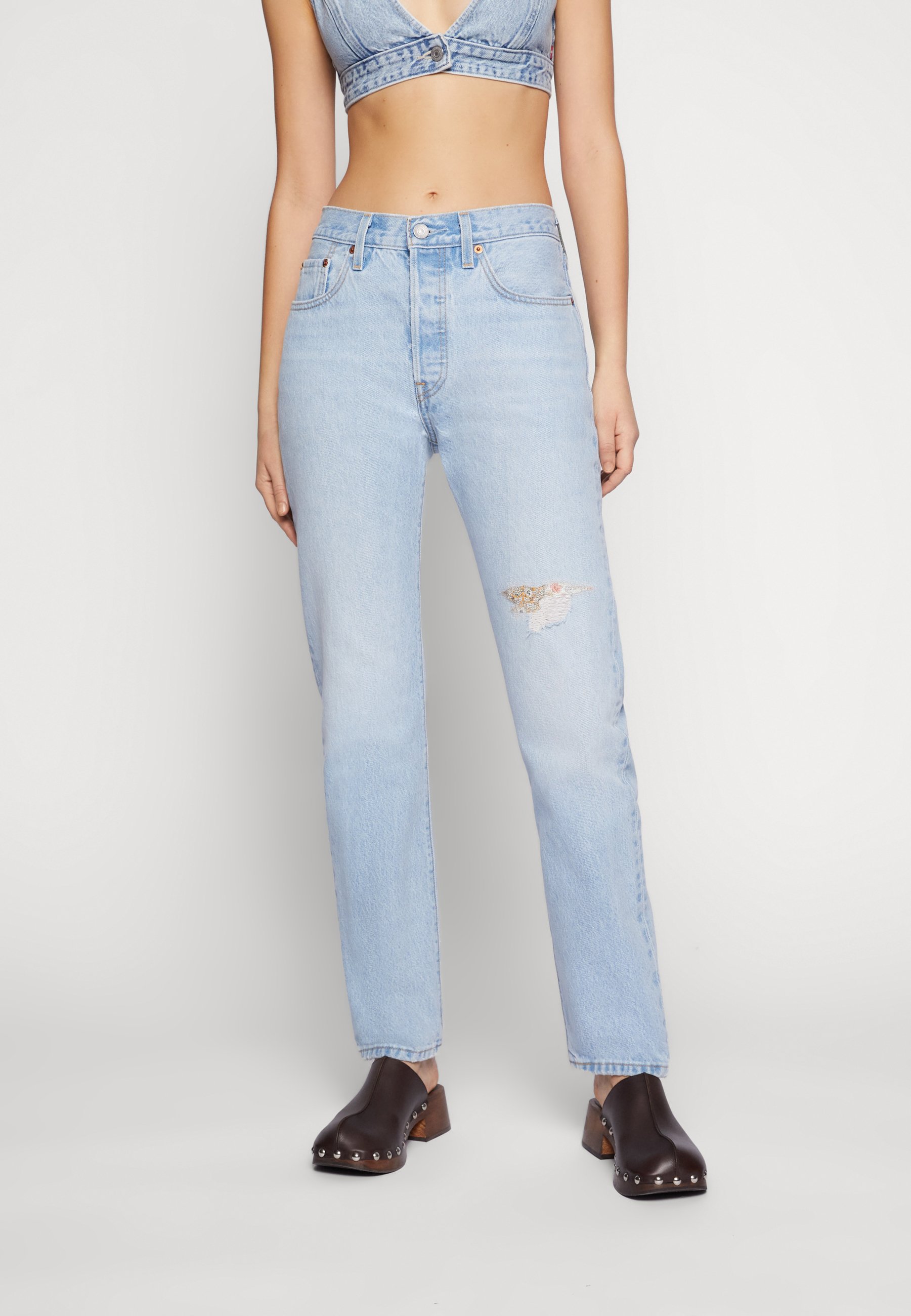 Levi's® 501® JEANS FOR WOMEN - Straight leg jeans - she's crafty/destroyed denim