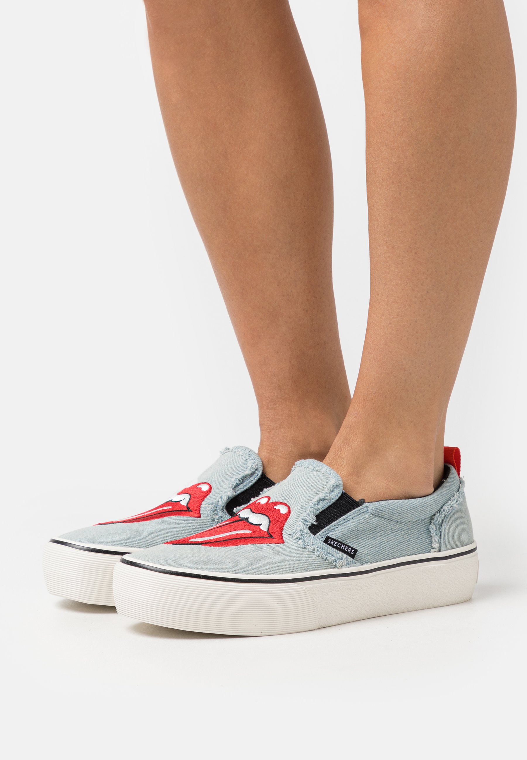 Skechers MARLEY - Slip-ons - denim/blue