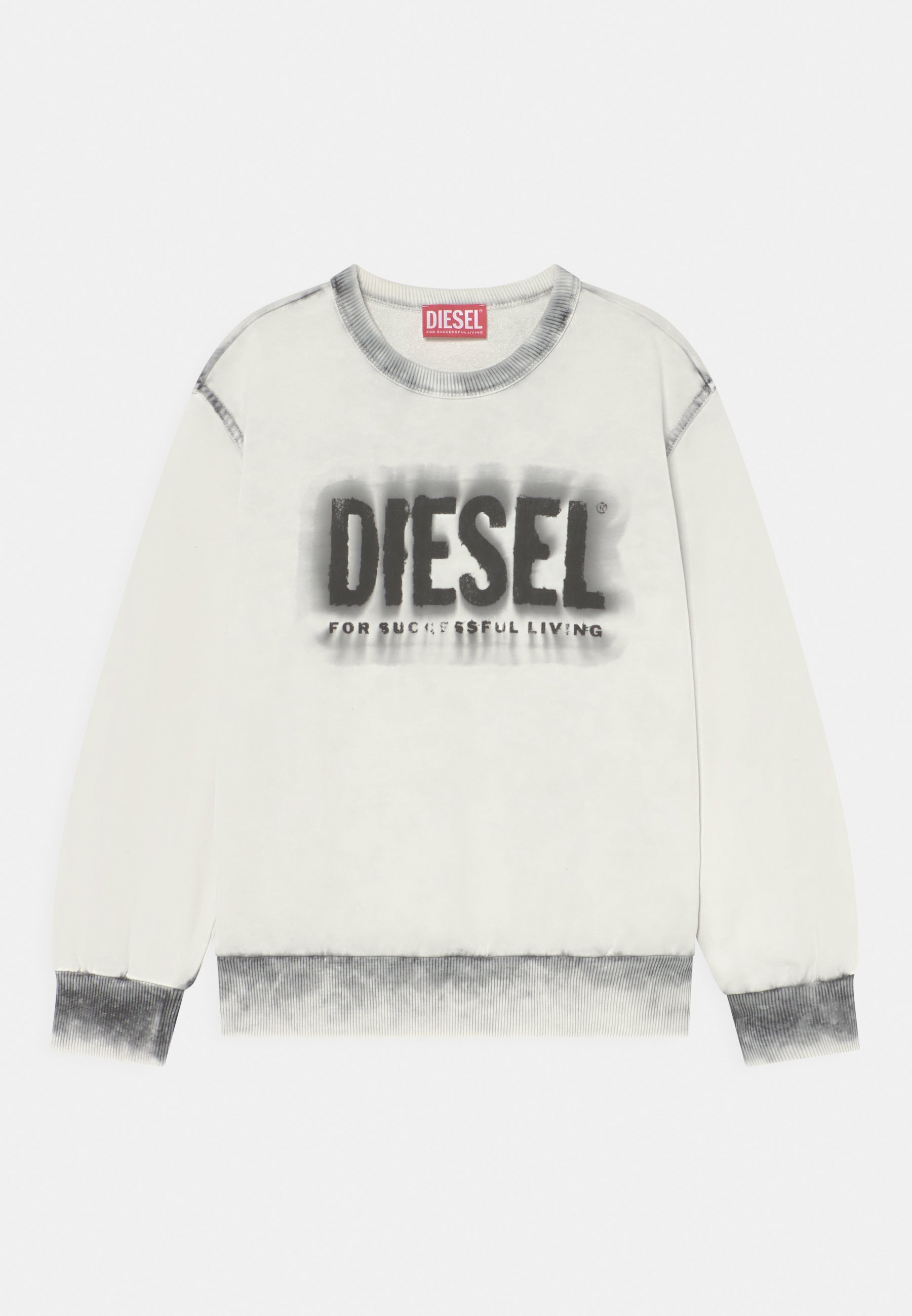 Diesel SQUAK OVER - Sweatshirt - grigio chiaro/light grey