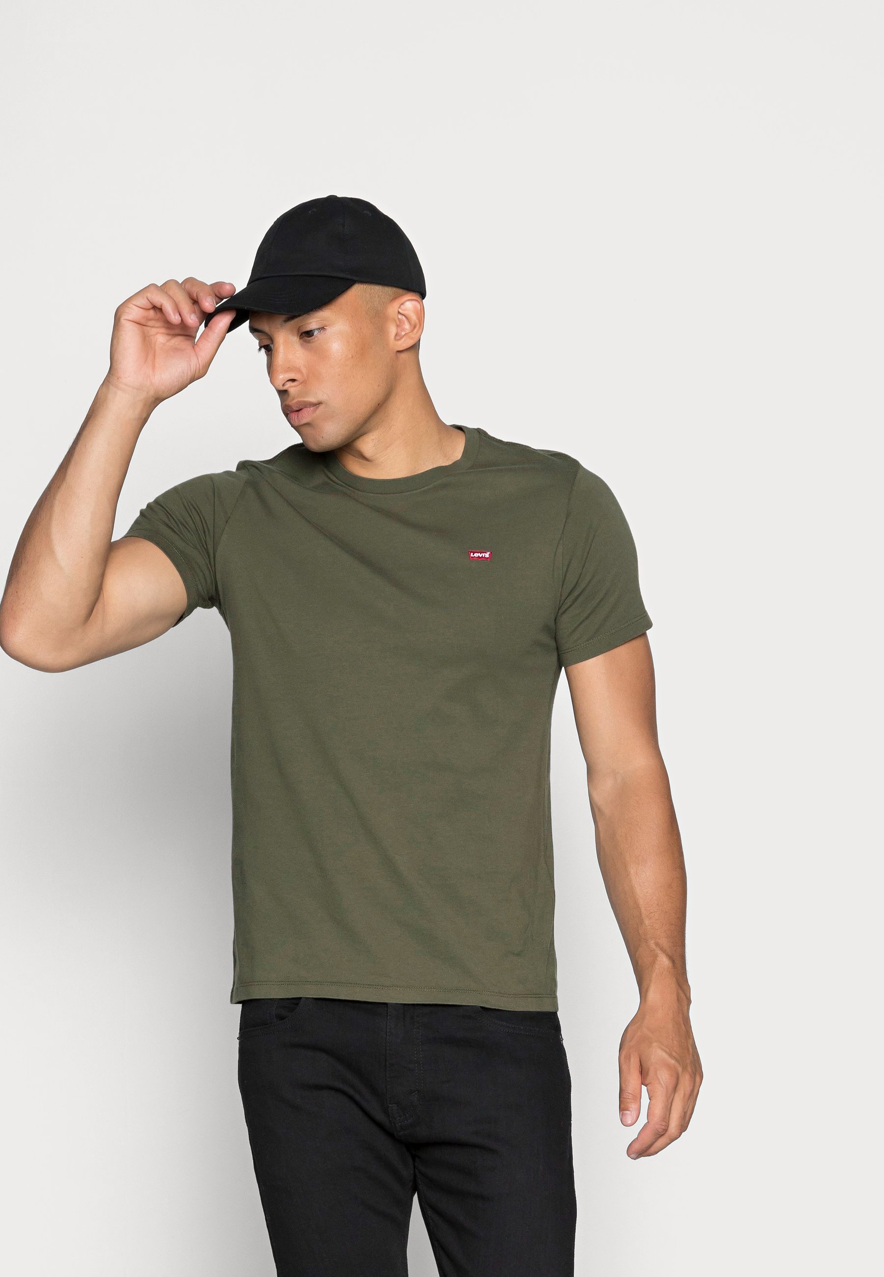 Levi's® ORIGINAL  - Print T-shirt - cotton patch olive night/olive