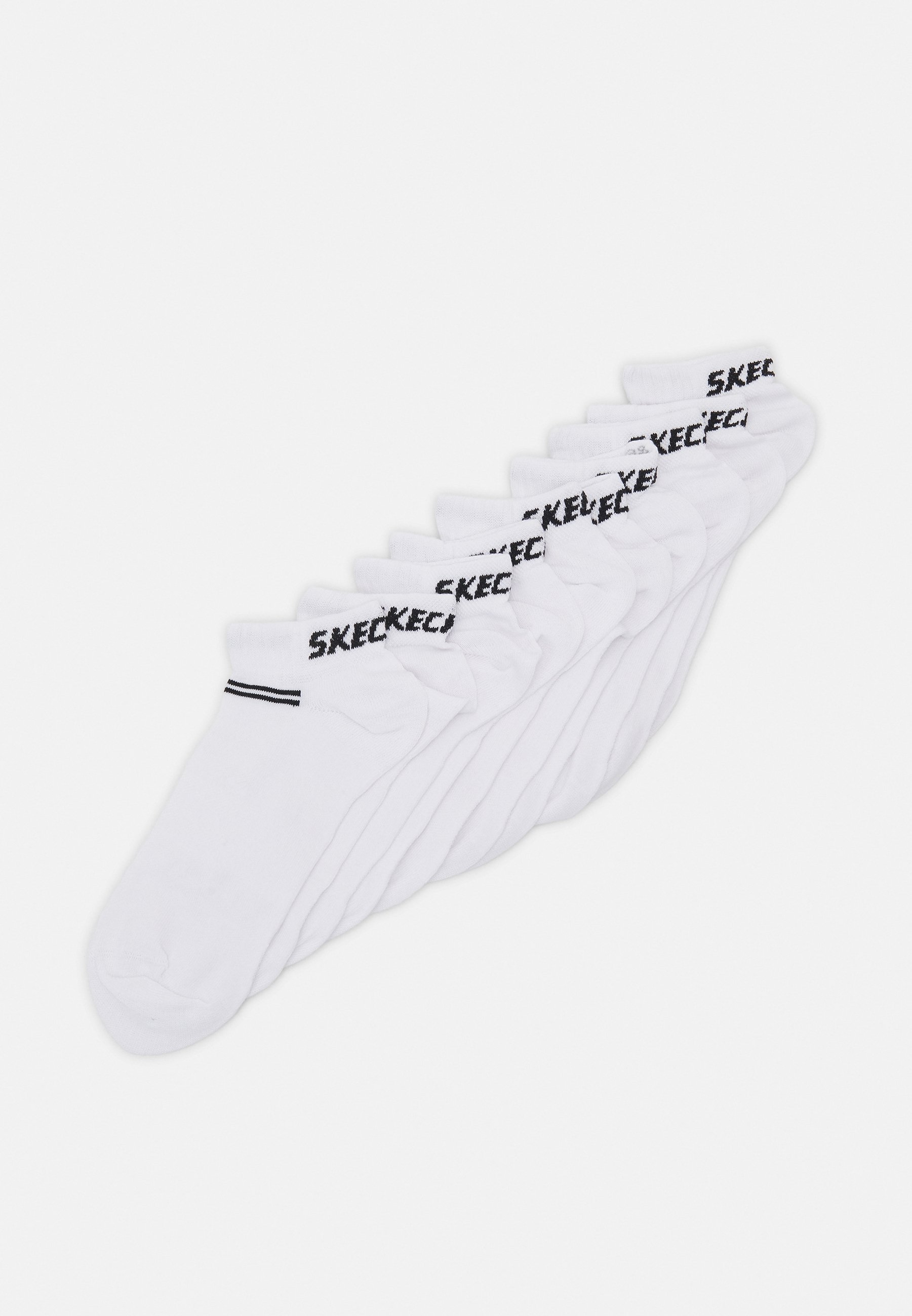 Skechers VENTILATION SNEAKER UNISEX 10 PACK - Socks - white