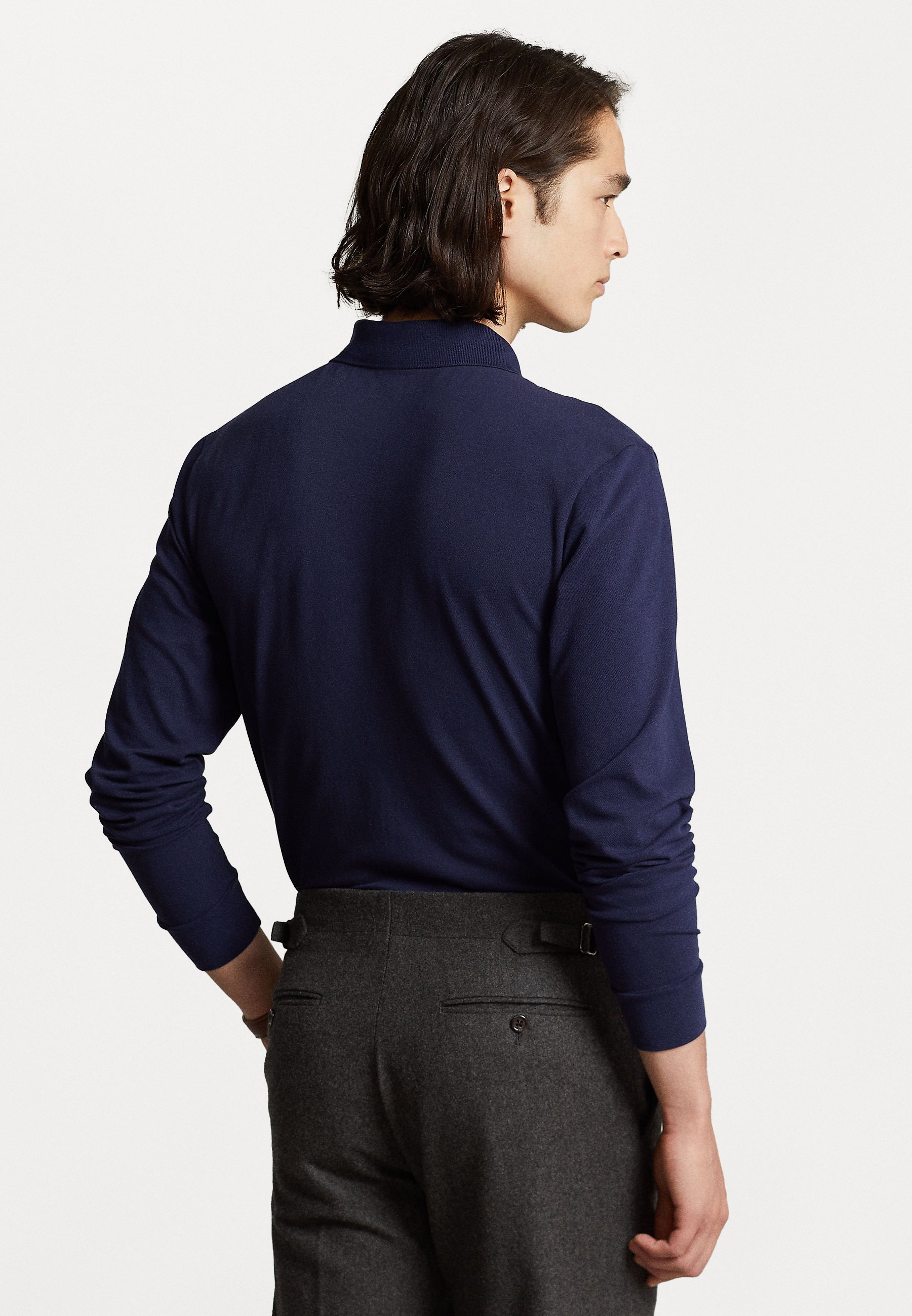 Polo Ralph Lauren LONG SLEEVE - Polo shirt - refined navy/dark blue