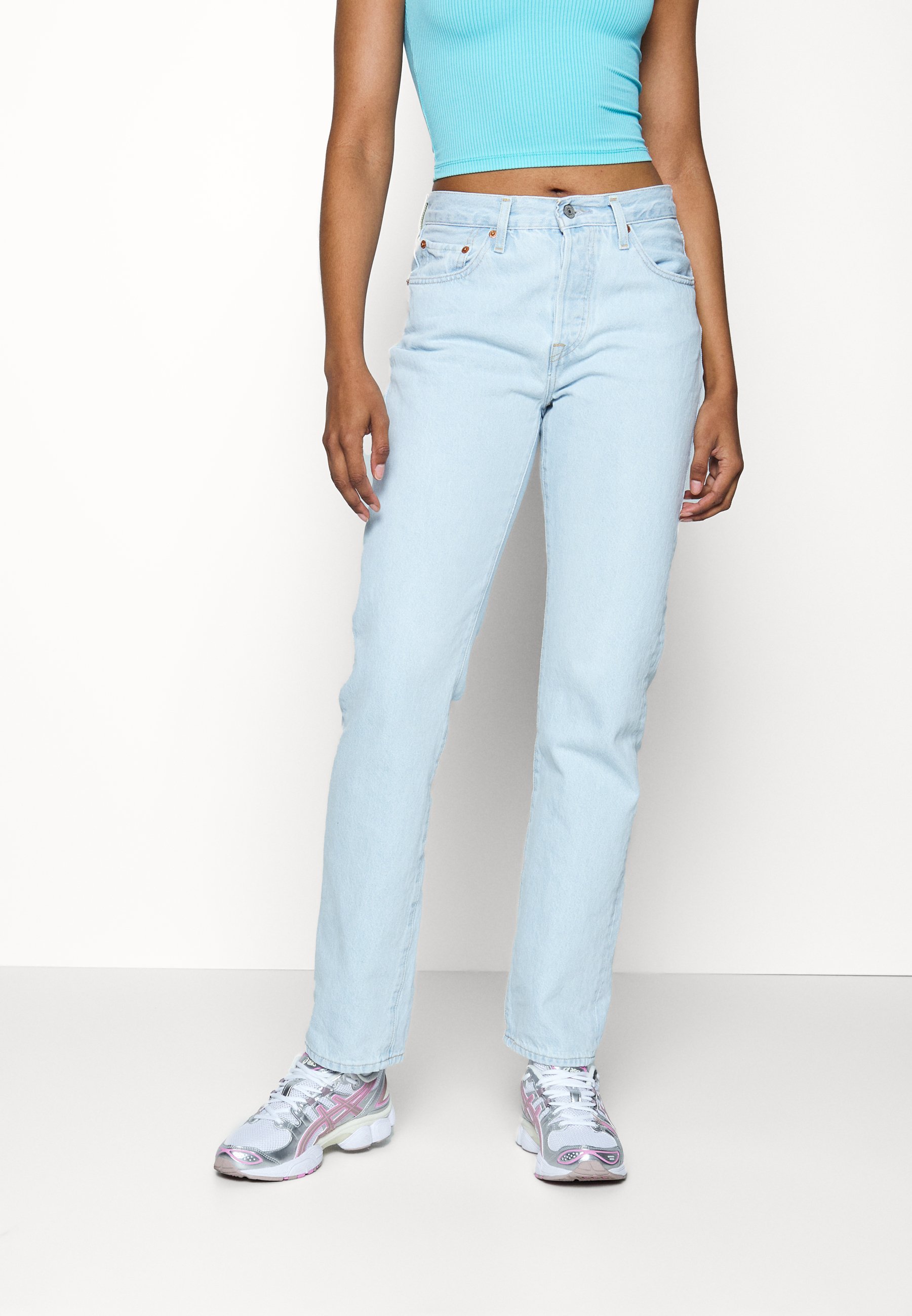Levi's® 501® JEANS FOR WOMEN - Straight leg jeans - ice cloud lb/light-blue denim