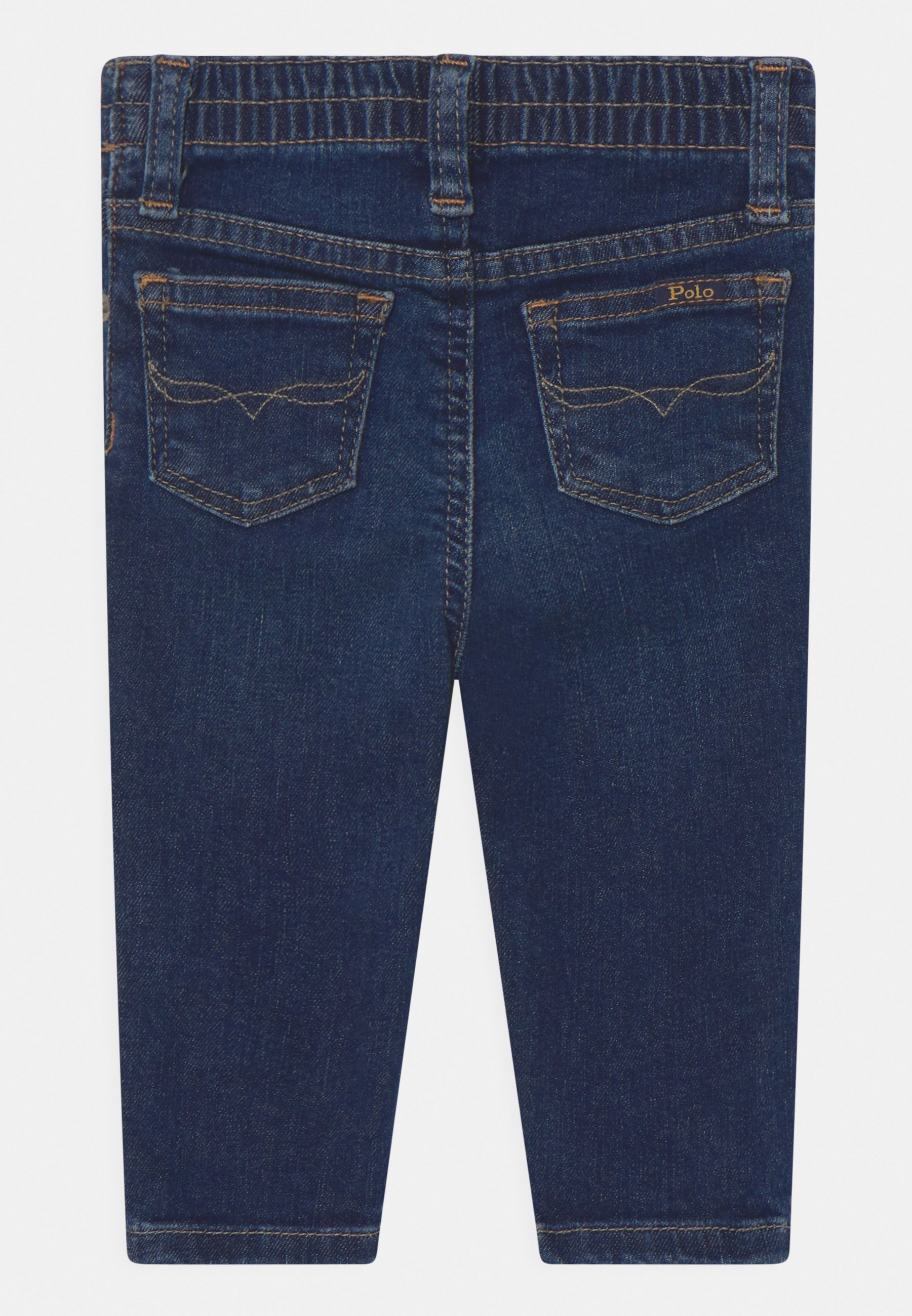 Polo Ralph Lauren BABY AUBRIE LEGGI BOTTOMS - Slim fit jeans - blue/dark-blue denim