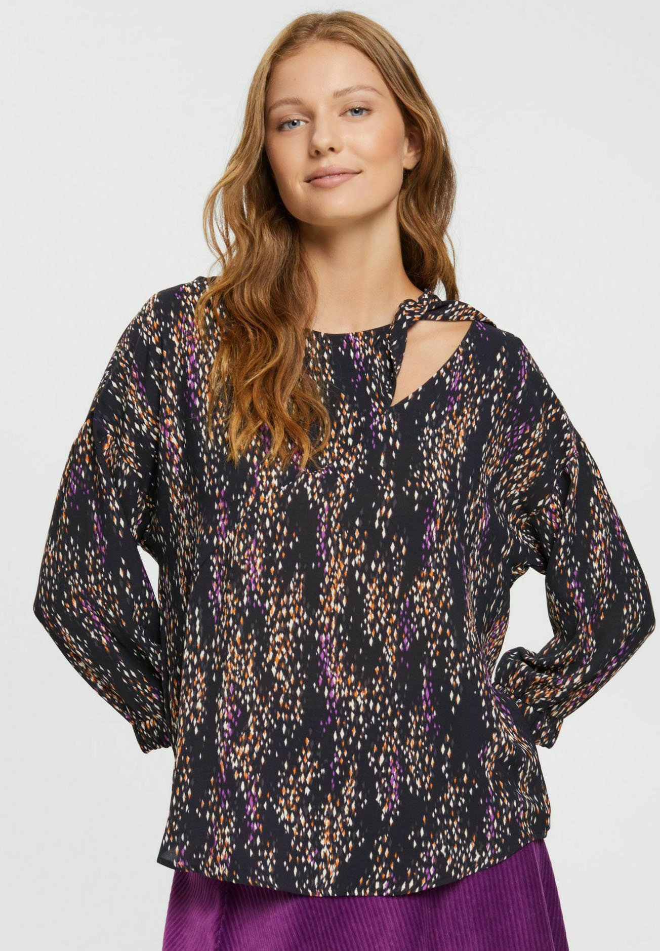 Esprit MIT CUT OUT  - Blouse - black