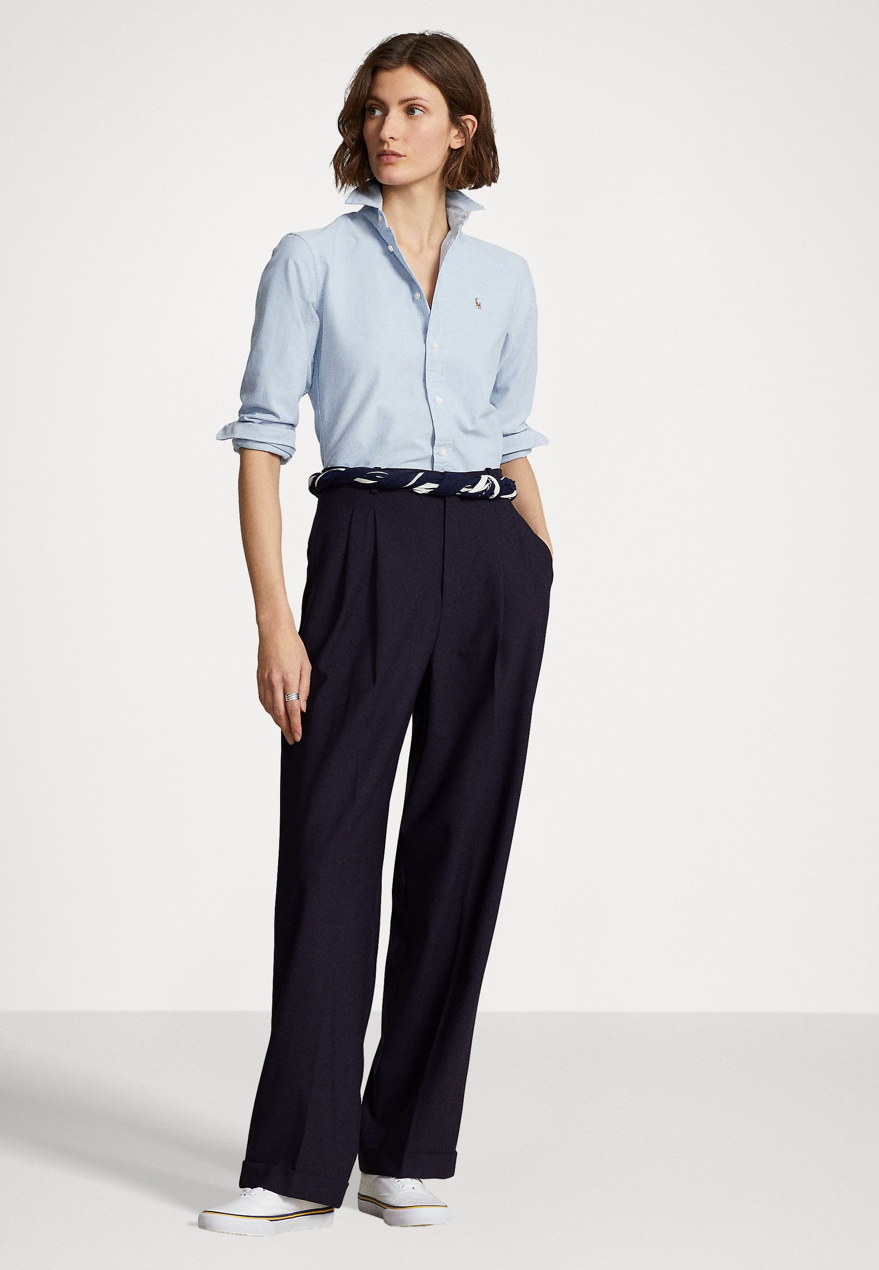 Polo Ralph Lauren OXFORD SHIRT - Button-down blouse - blue