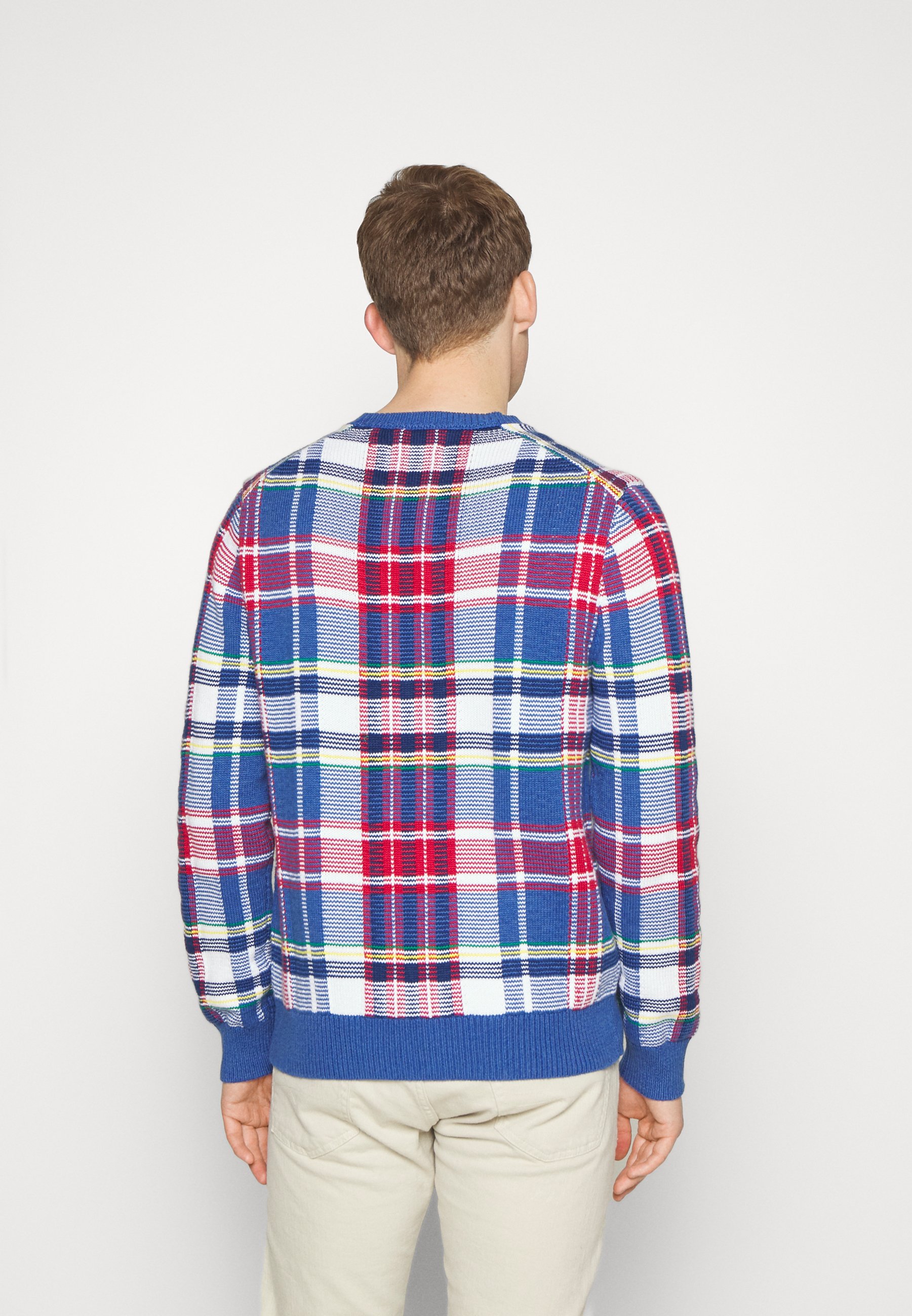 Polo Ralph Lauren LONG SLEEVE - Jumper - blue/multi/blue