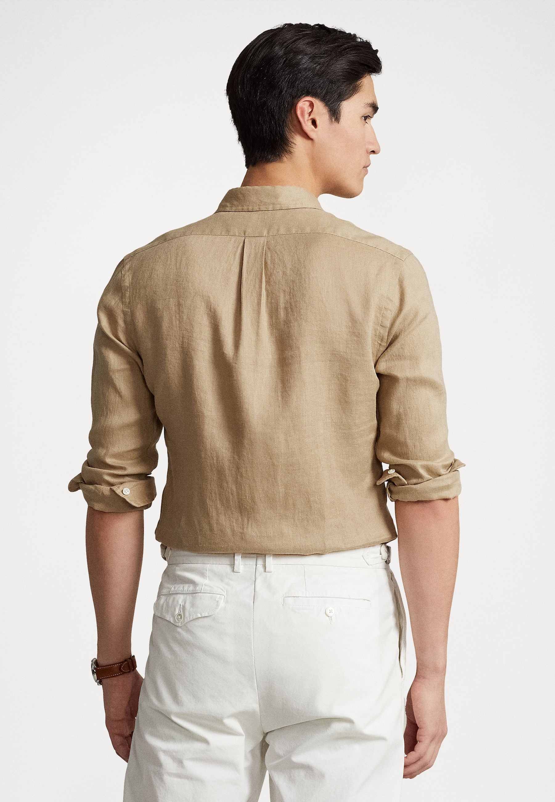 Polo Ralph Lauren LONG SLEEVE - Shirt - vintage khaki/khaki