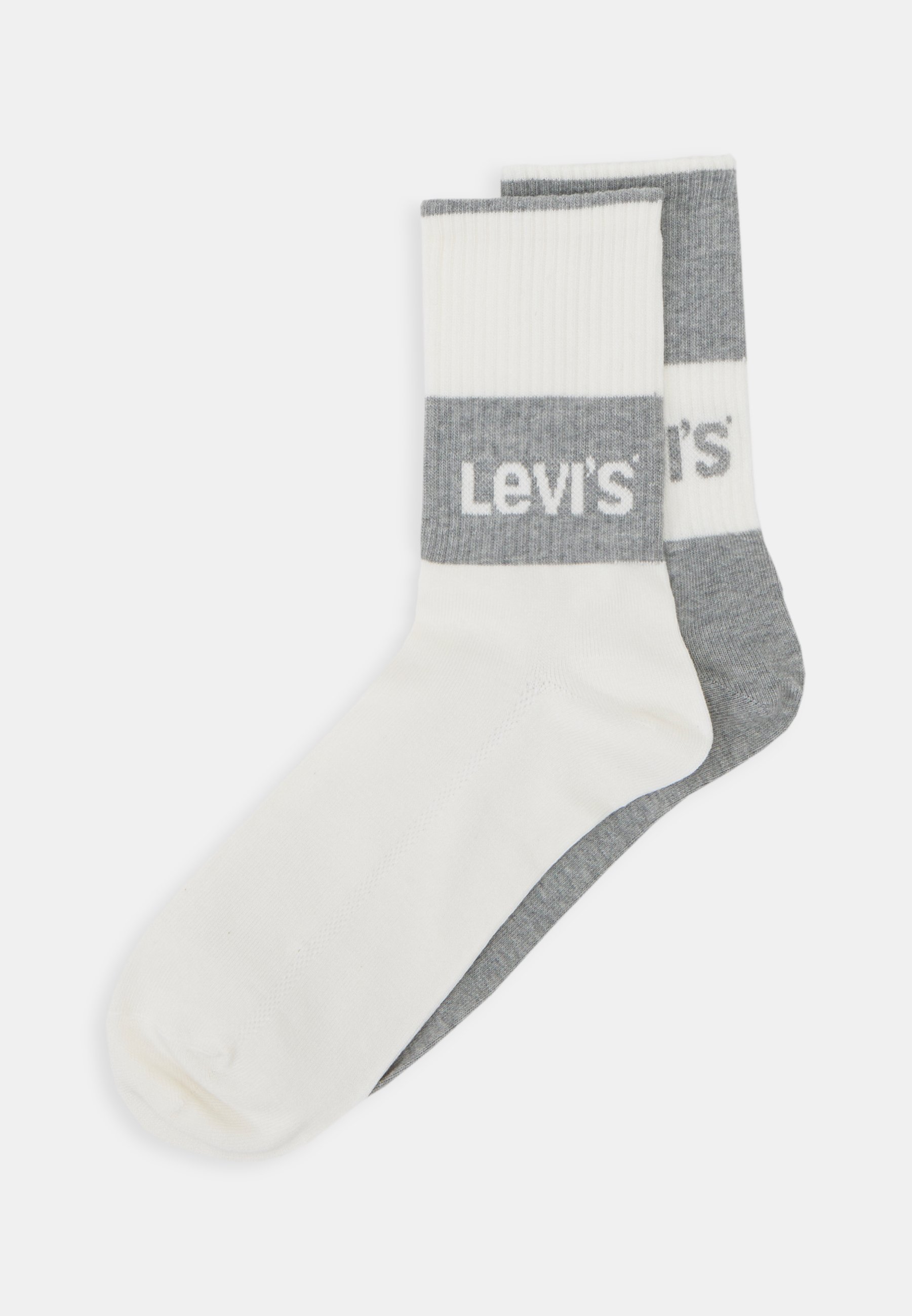 Levi's® SUSTAINABLE SHORT CUT 2 PACK - Socks - grey combo/grey