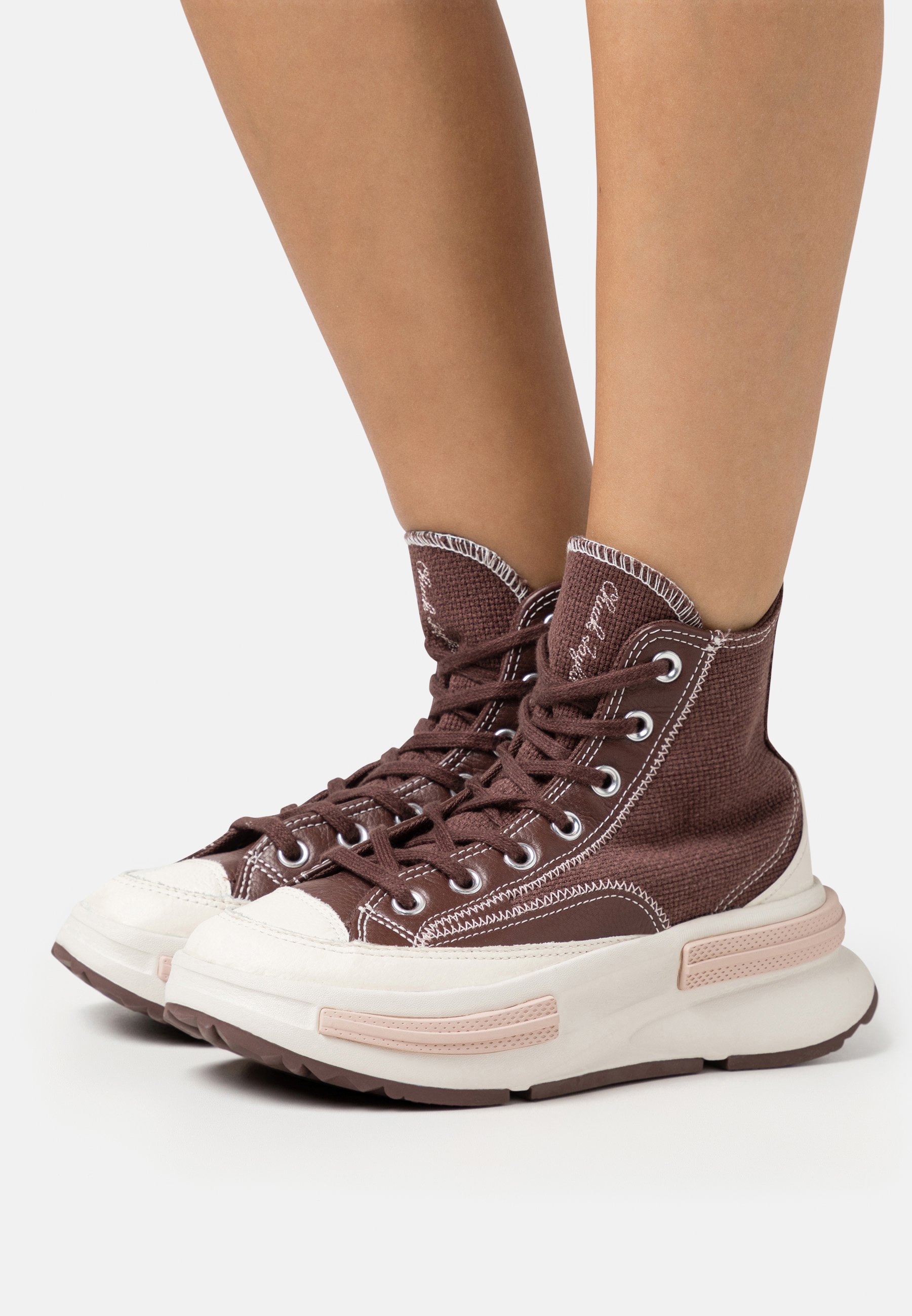 Converse RUN STAR LEGACY CX FUTURE ARCHIVE - High-top trainers - eternal earth/pink sage/egret/cognac