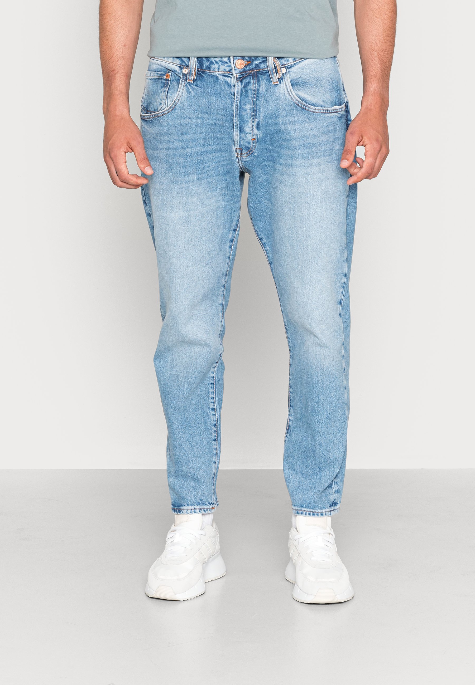 Jack &Jones JJIFRANK JJLEEN  - Jeans Tapered Fit - blue/light-blue denim
