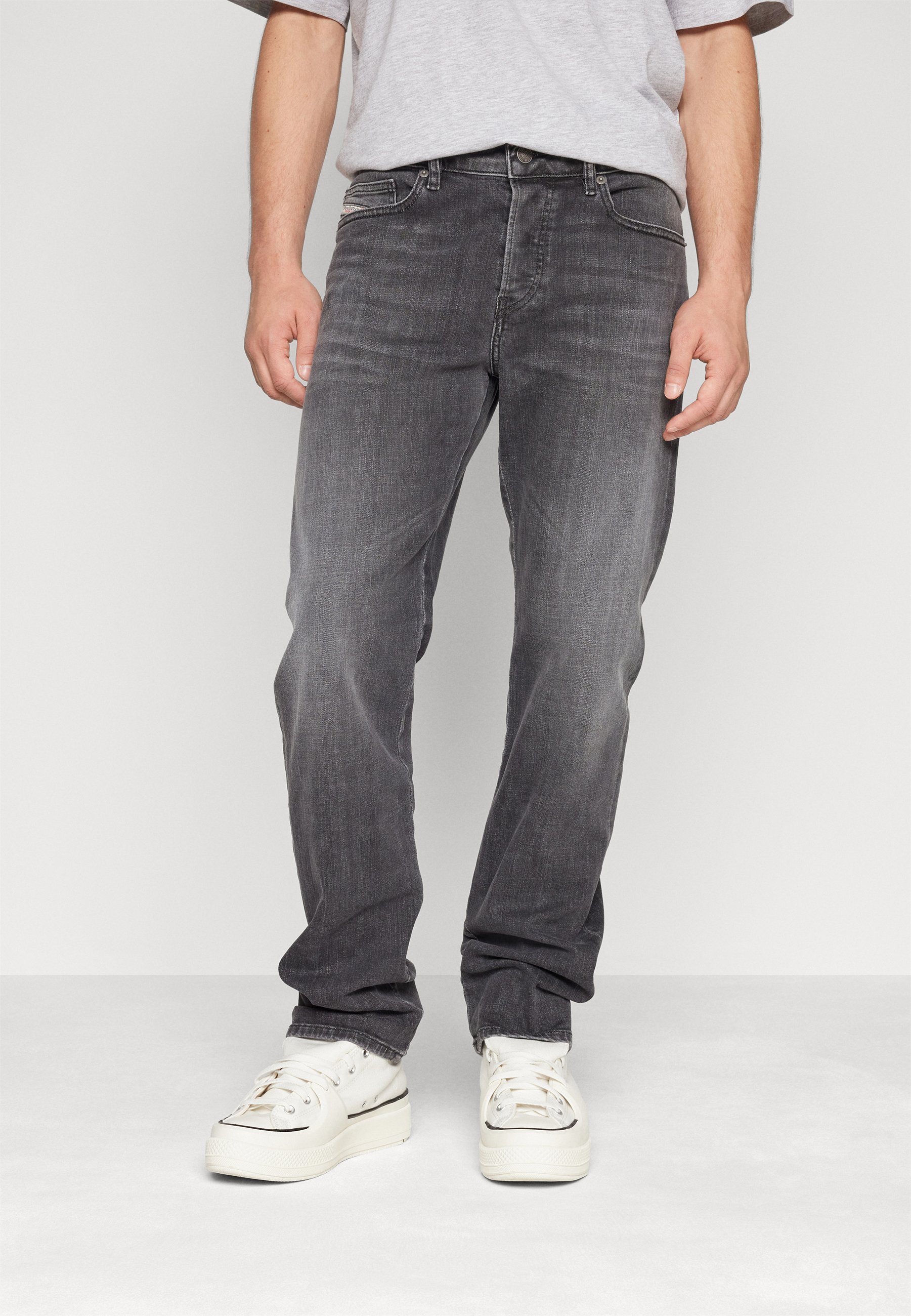 Diesel MIHTRY - Straight leg jeans - 808N/grey denim